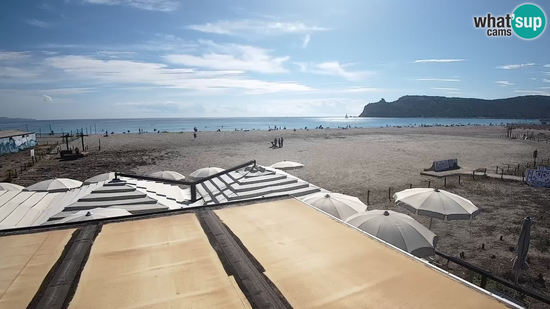 Poetto beach webcam | Cagliari | Sardinija