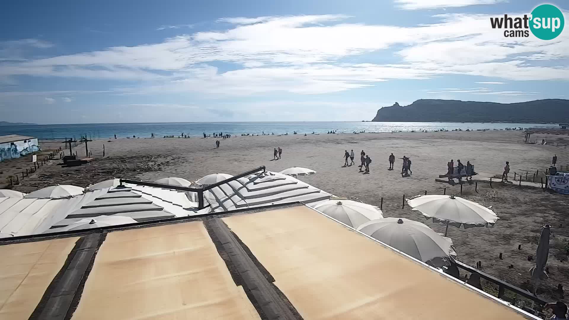 Webcam plage de Poetto | Cagliari | Sardaigne