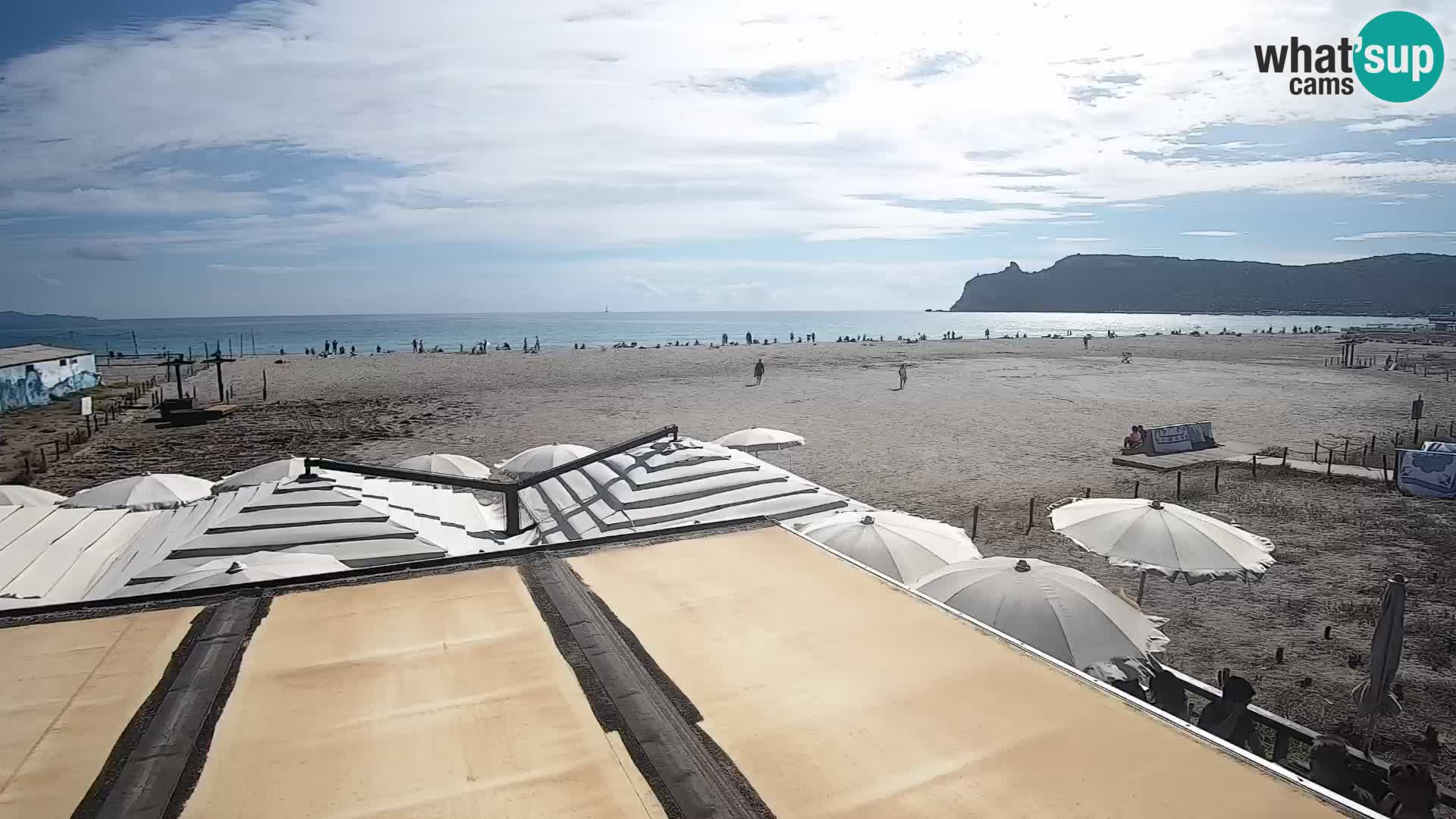 Poetto beach webcam | Cagliari | Sardinia