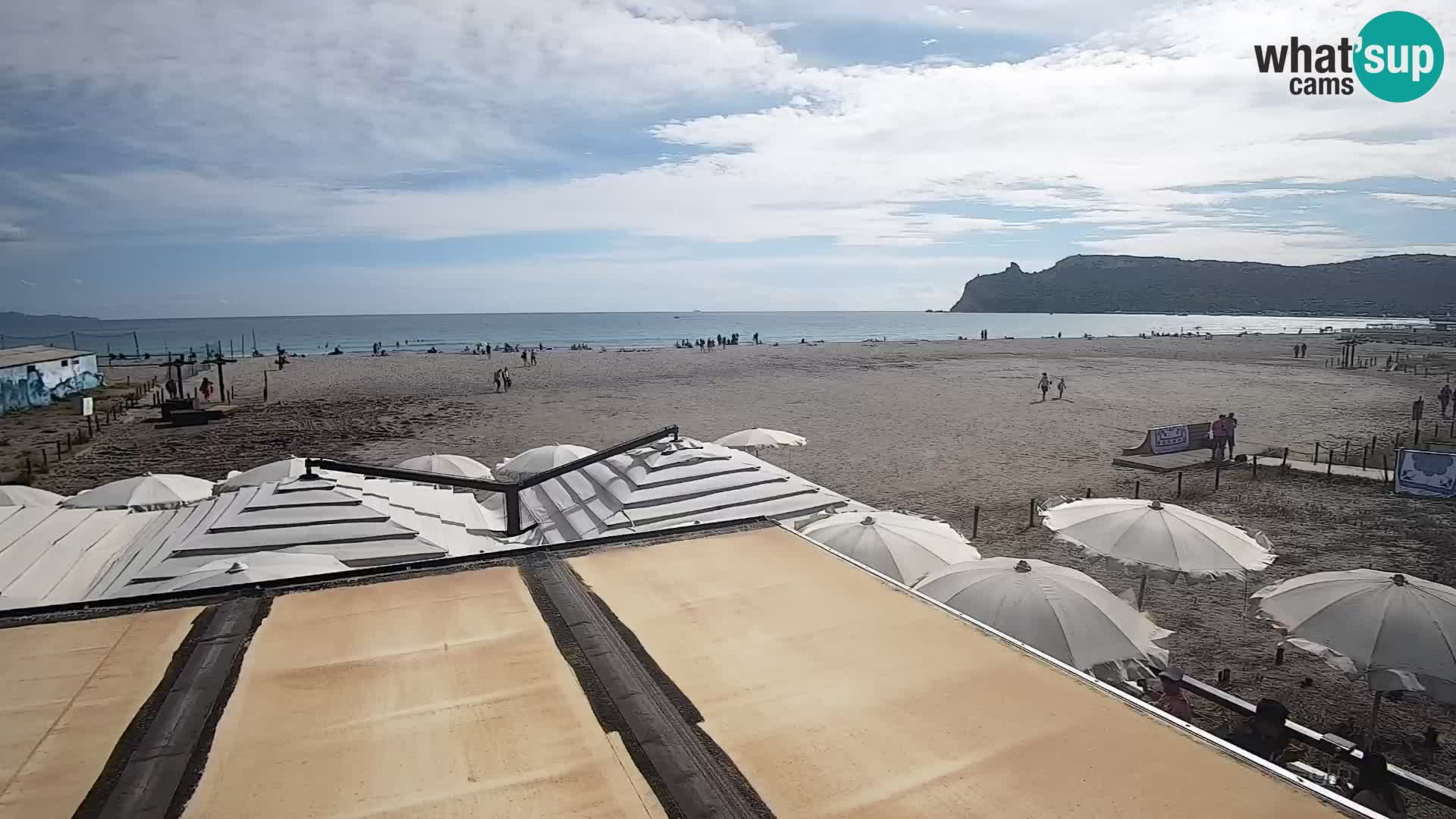 Poetto beach webcam | Cagliari | Sardinia