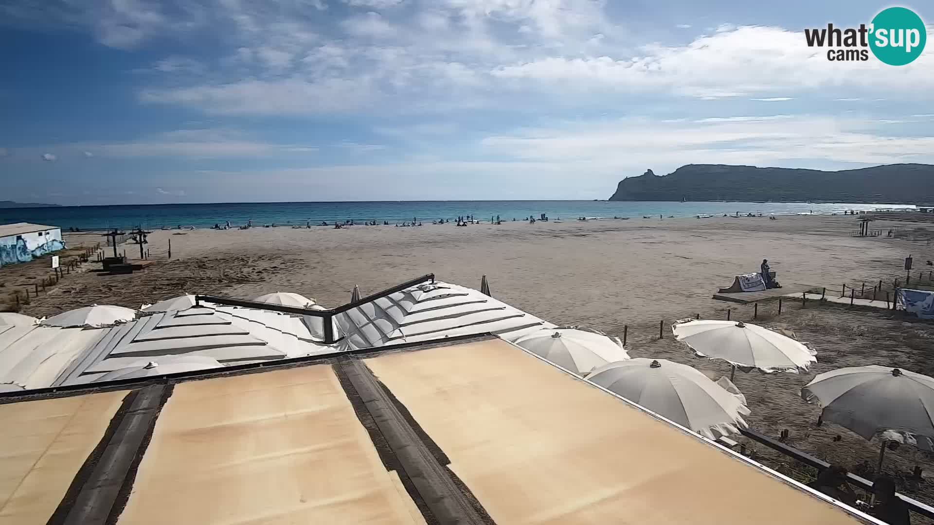 Poetto beach webcam | Cagliari | Sardinija