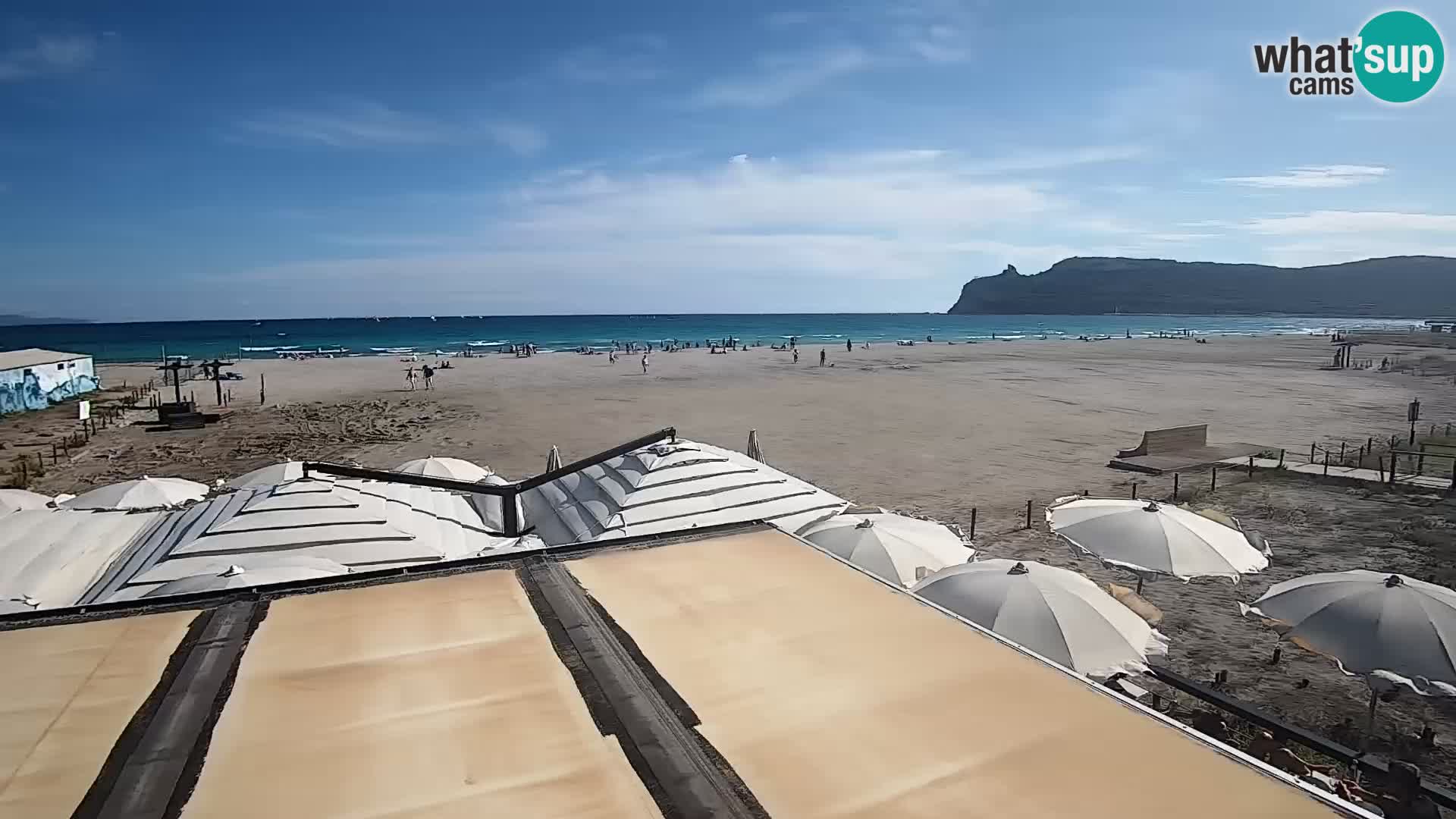 Webcam plage de Poetto | Cagliari | Sardaigne