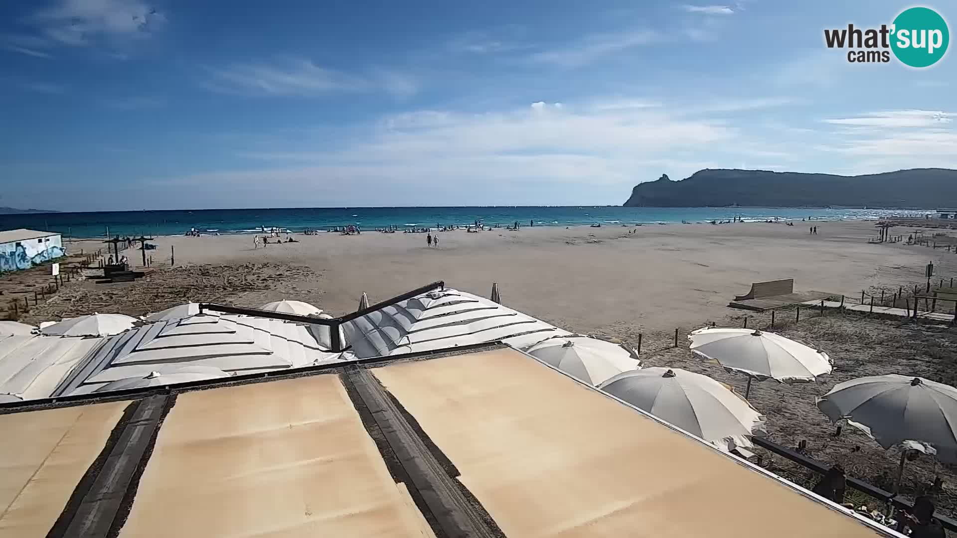 Poetto beach webcam | Cagliari | Sardinija