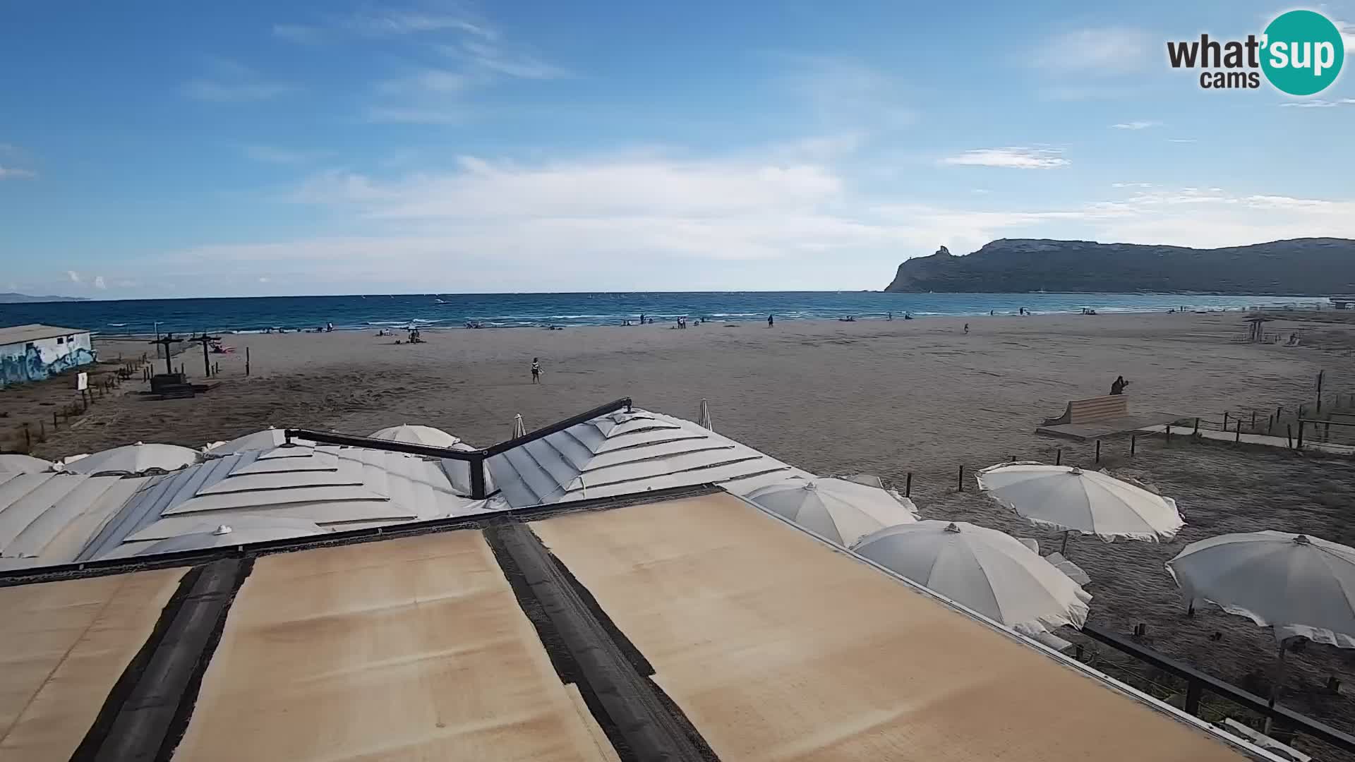 Poetto beach webcam | Cagliari | Sardinija