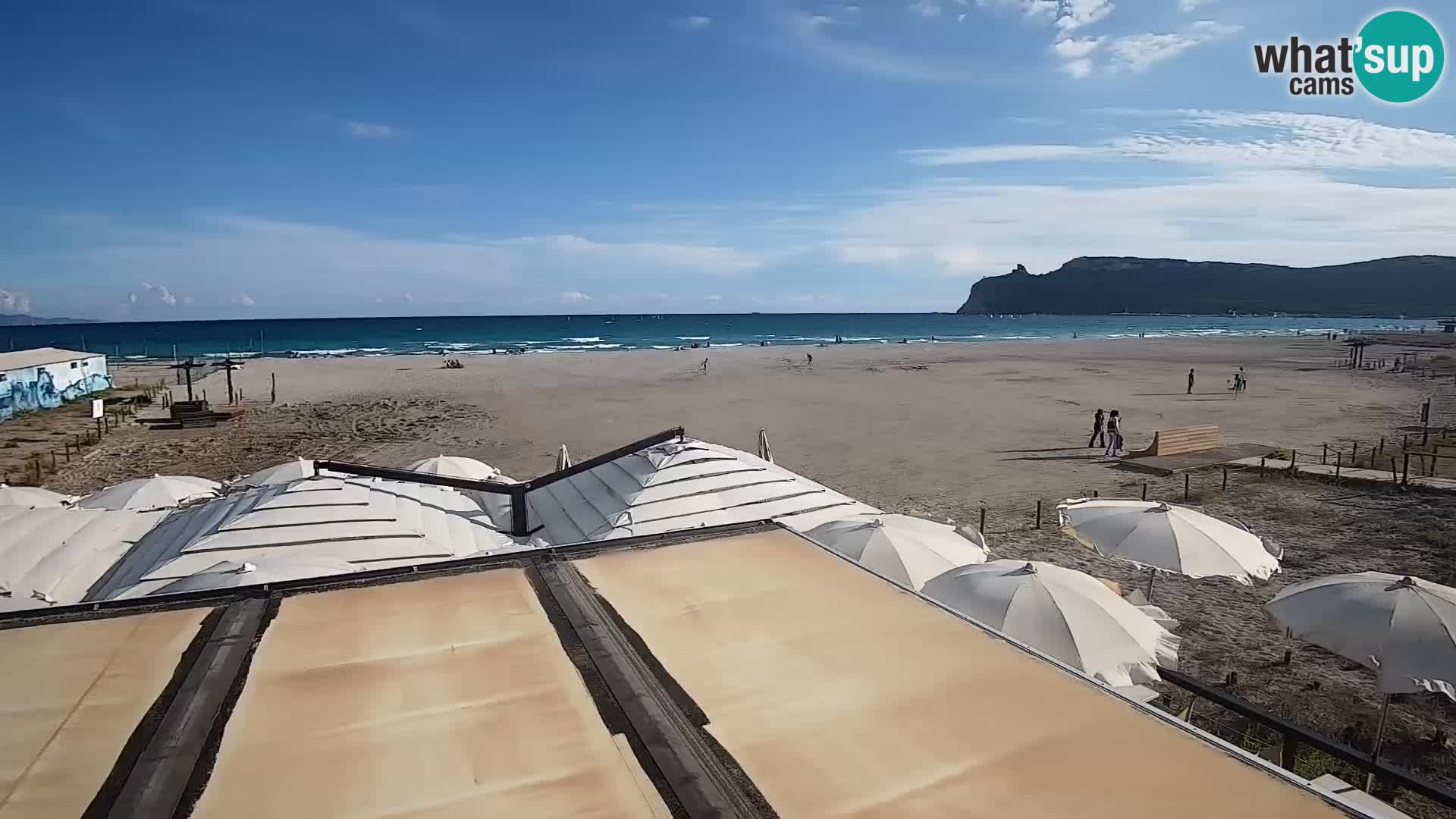 Poetto beach webcam | Cagliari | Sardinija