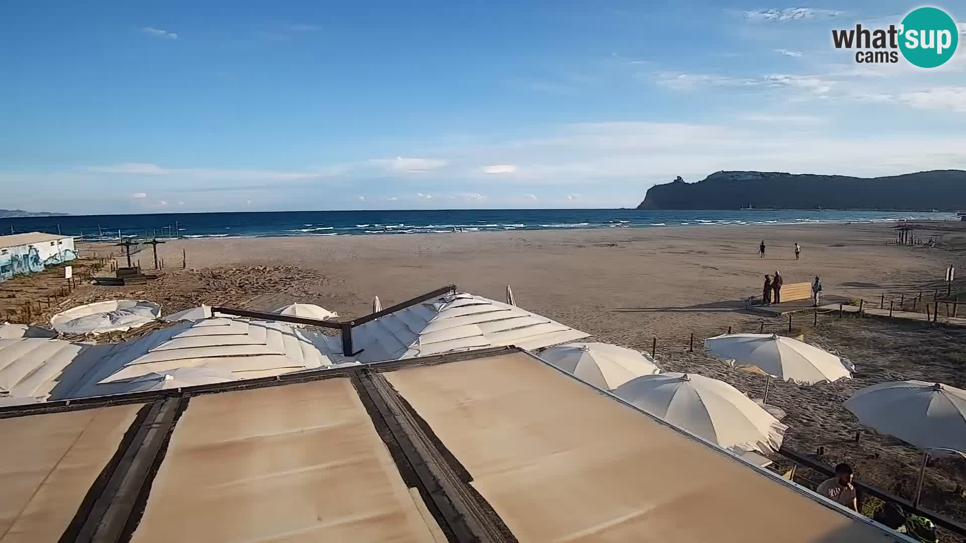Poetto beach webcam | Cagliari | Sardinija