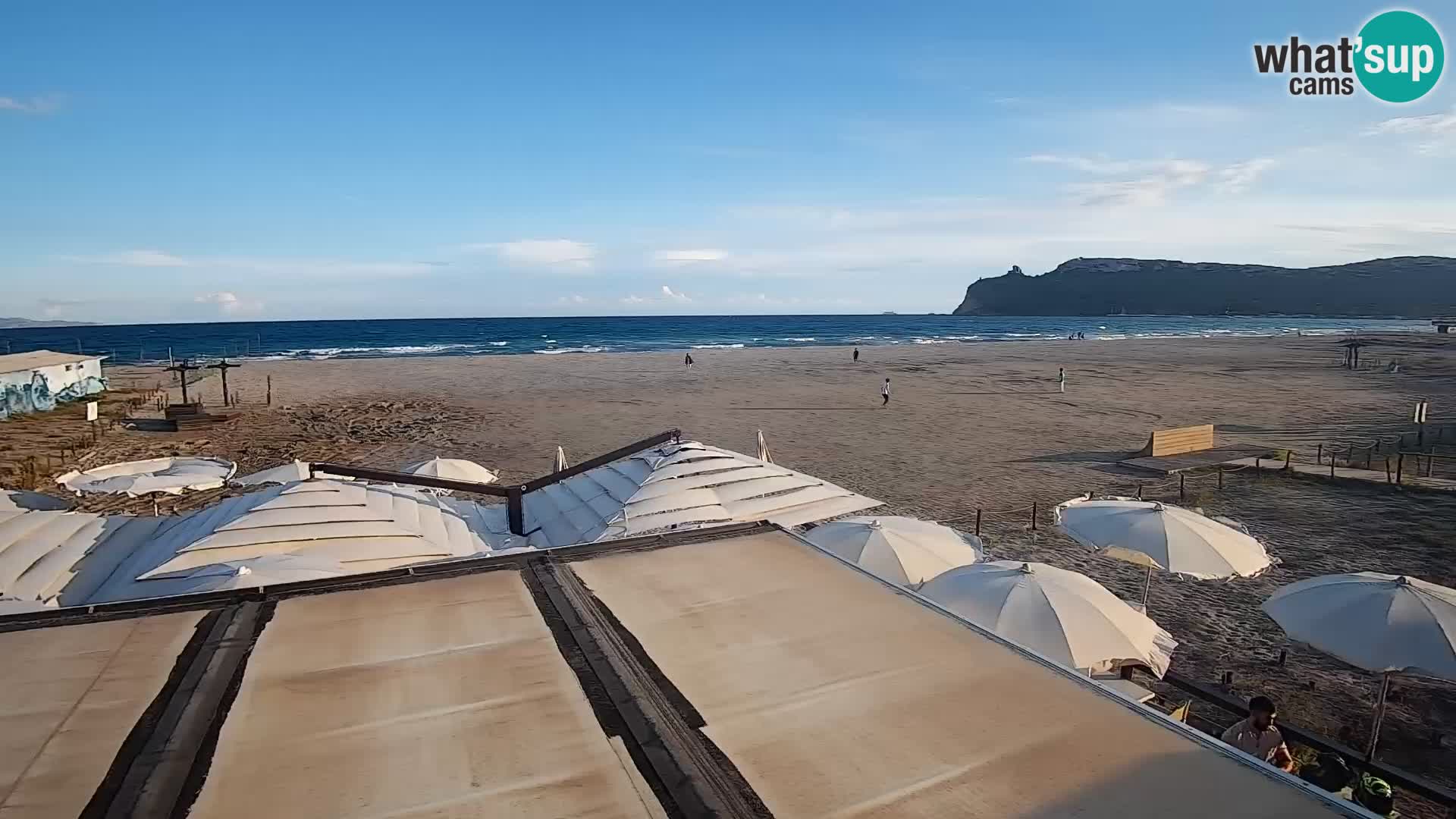 Poetto beach webcam | Cagliari | Sardinija