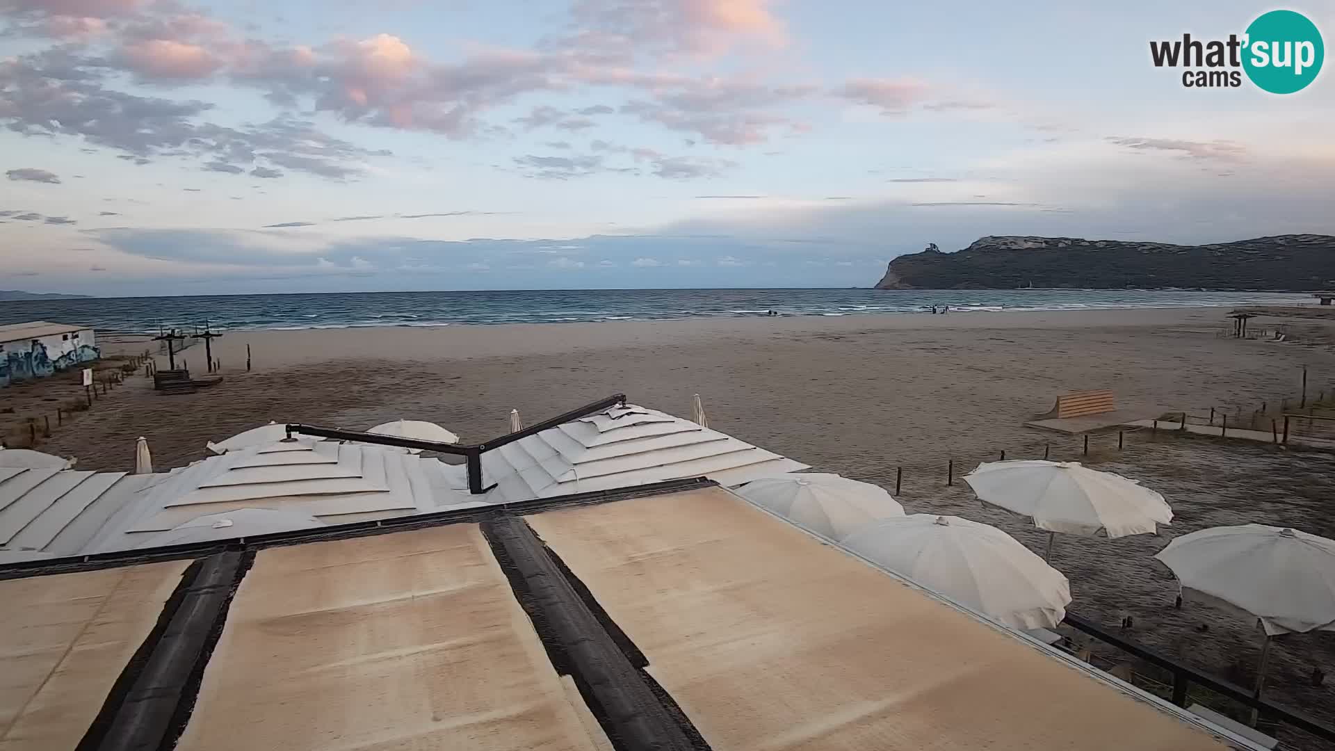 Poetto beach webcam | Cagliari | Sardinija