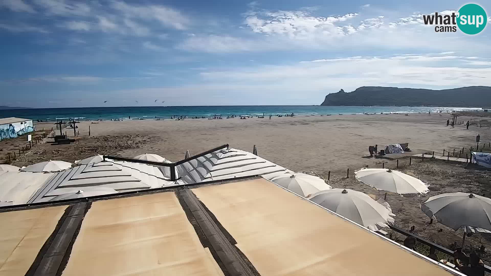 Poetto beach webcam | Cagliari | Sardinija