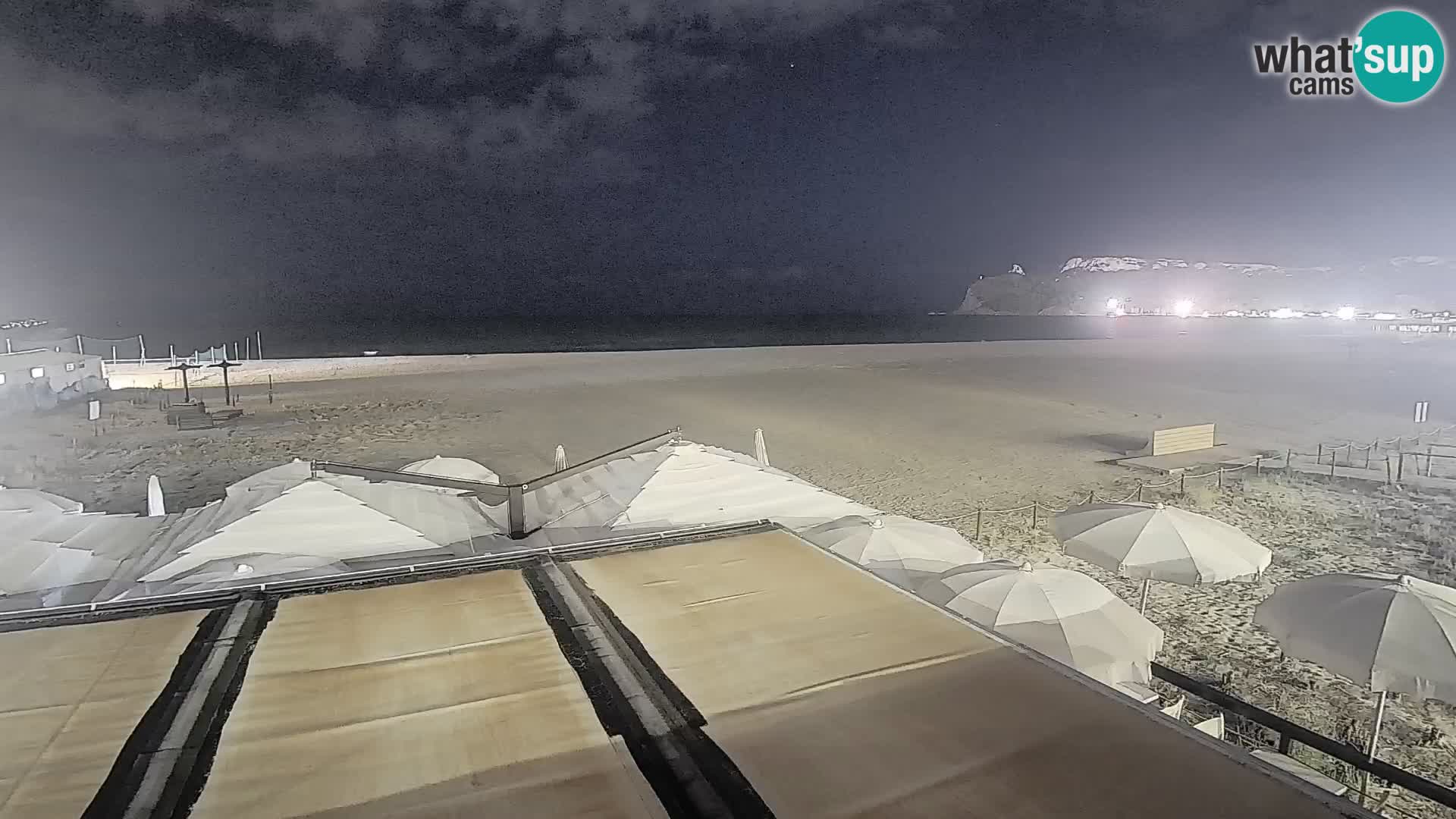 Poetto beach webcam | Cagliari | Sardinija