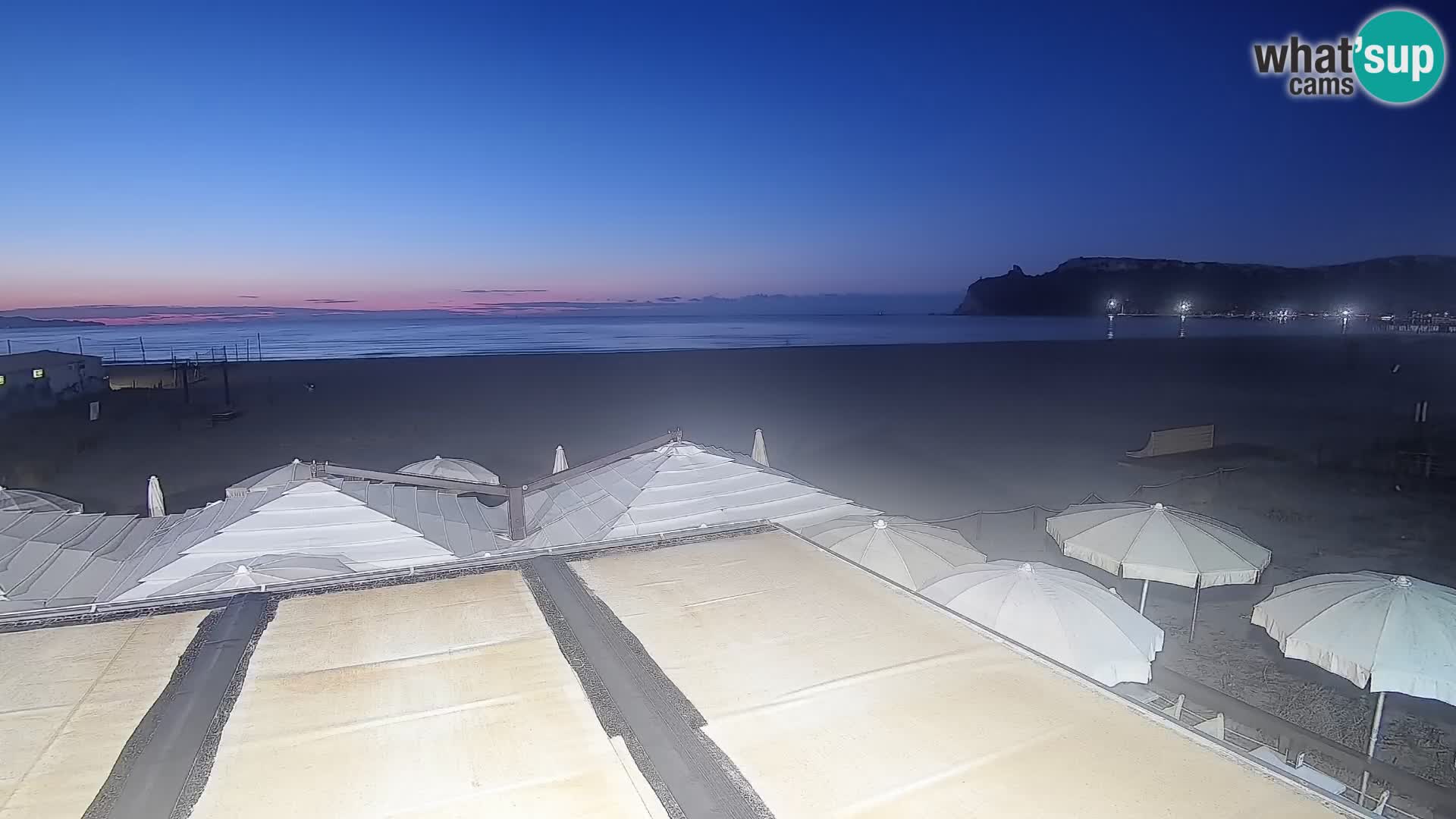 Poetto beach webcam | Cagliari | Sardinia