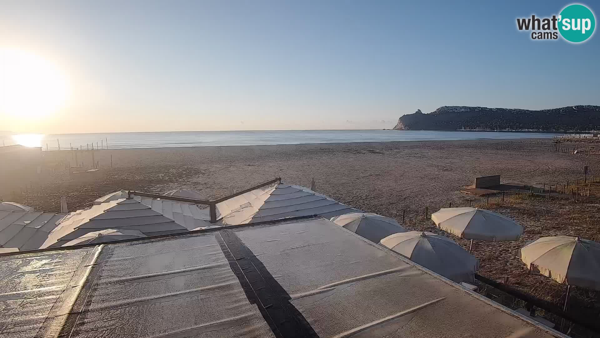 Poetto Strand Webcam | Cagliari | Sardinien