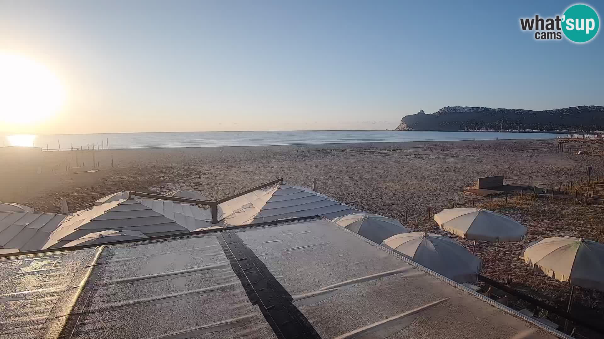 Poetto beach webcam | Cagliari | Sardinia