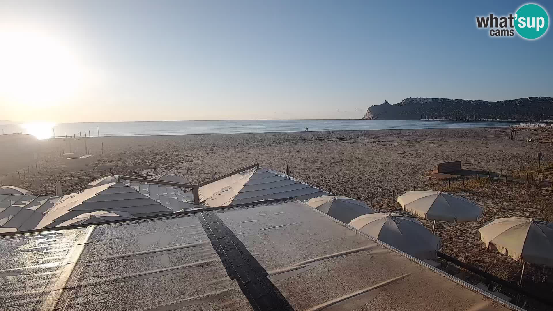 Poetto beach webcam | Cagliari | Sardinija