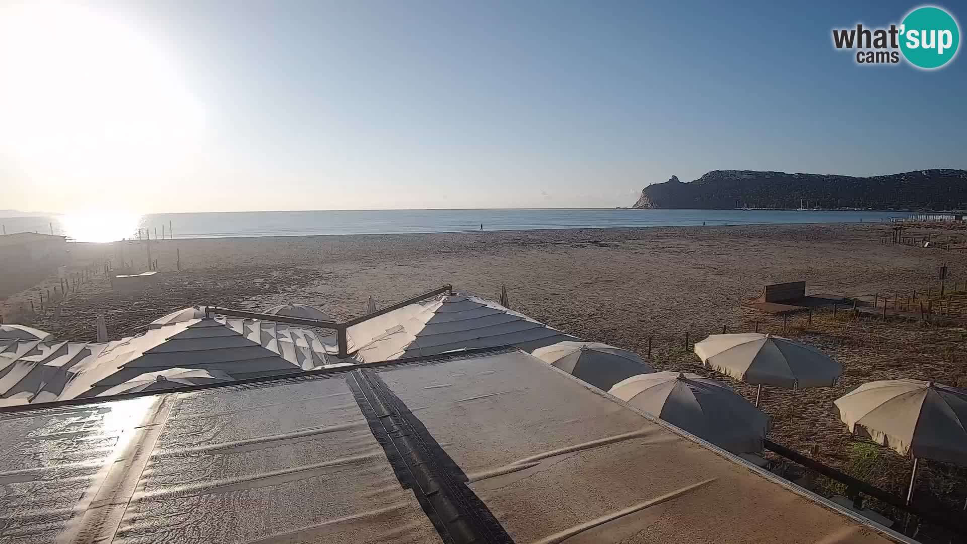 Poetto beach webcam | Cagliari | Sardinija
