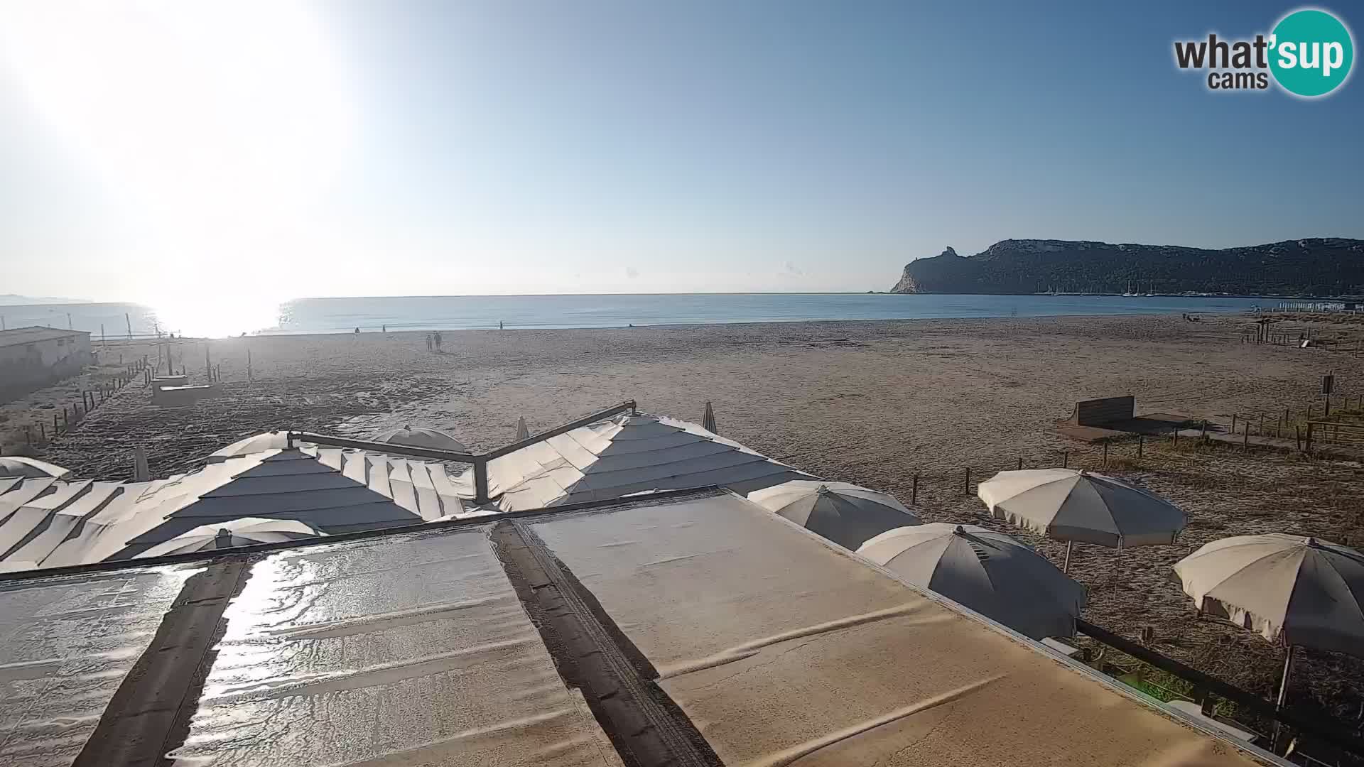 Webcam spiaggia del Poetto | Cagliari | Sardegna
