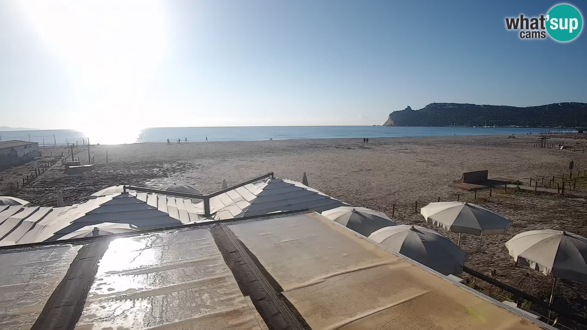Poetto beach webcam | Cagliari | Sardinija