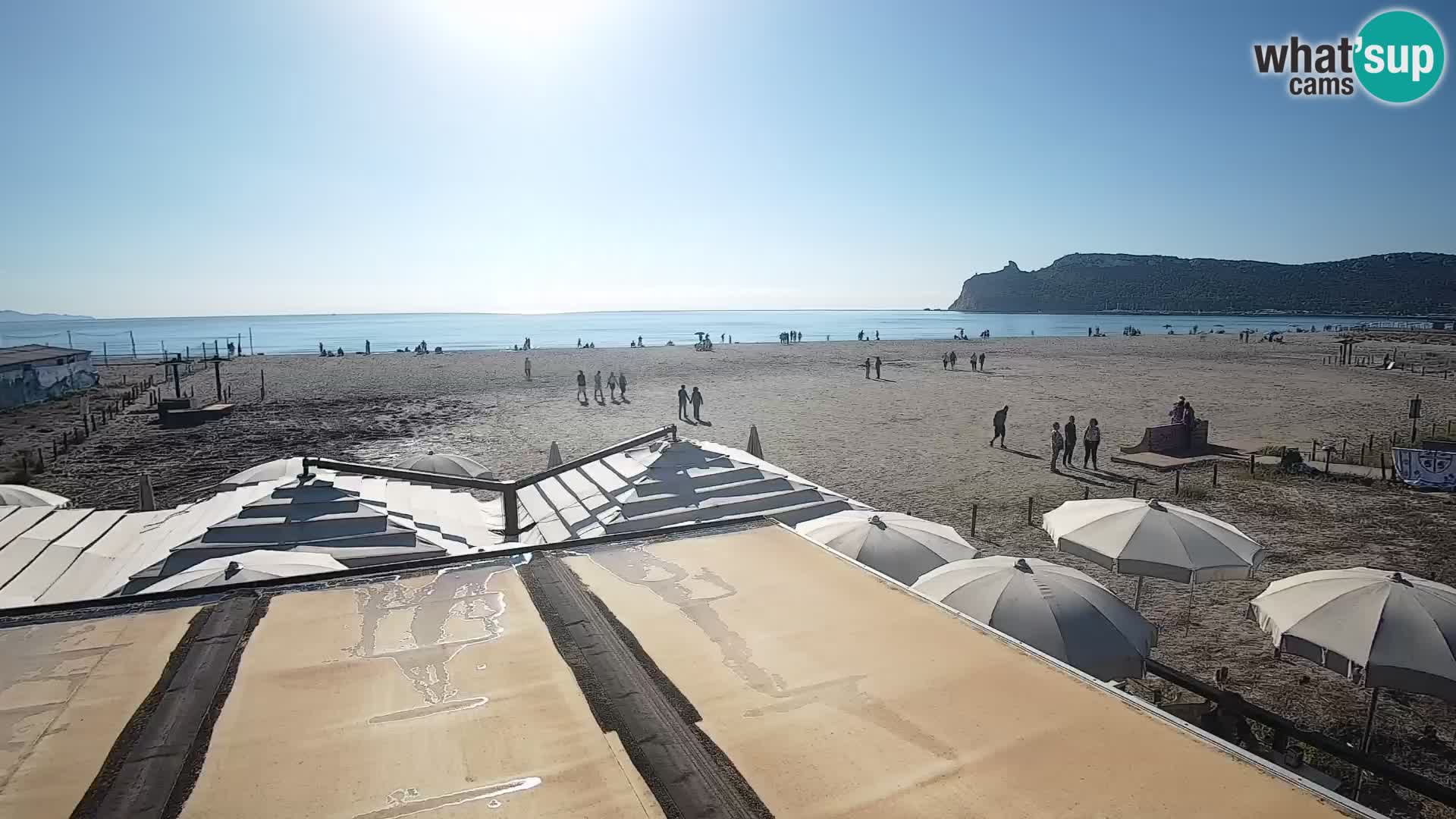 Poetto beach webcam | Cagliari | Sardinija
