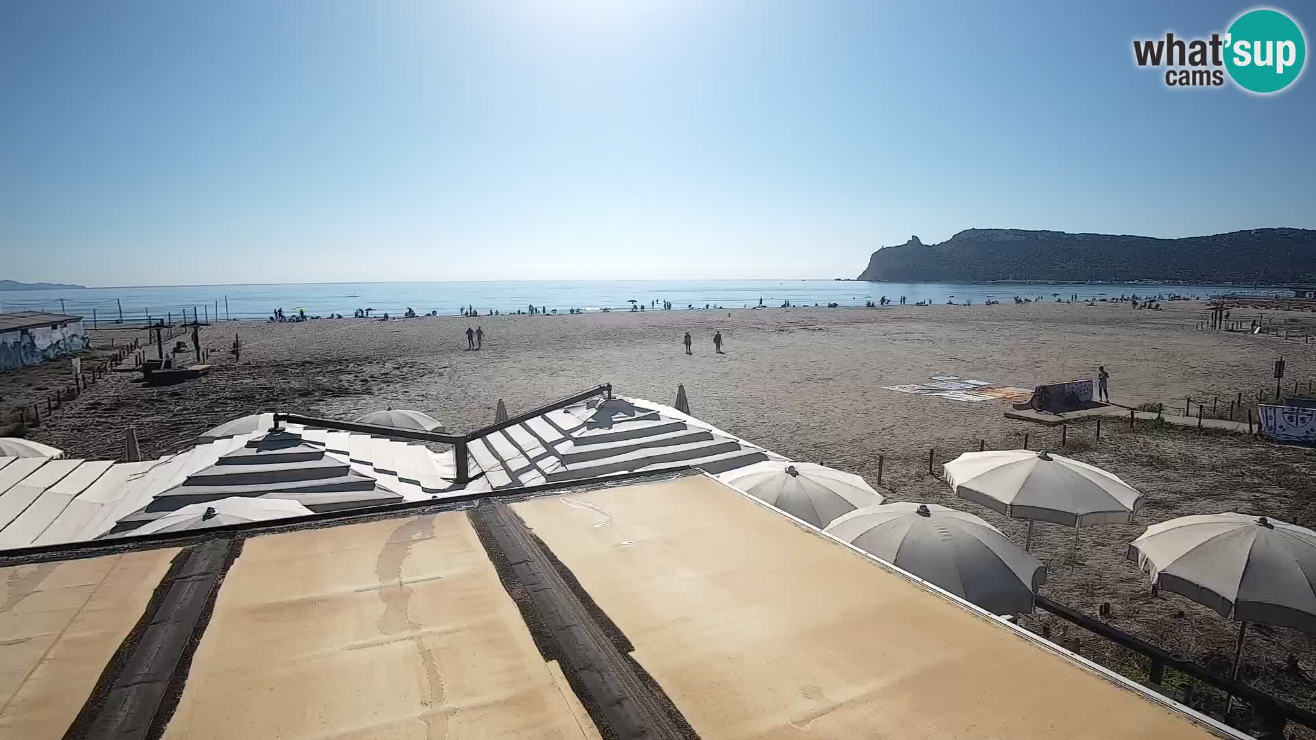 Poetto beach webcam | Cagliari | Sardinia
