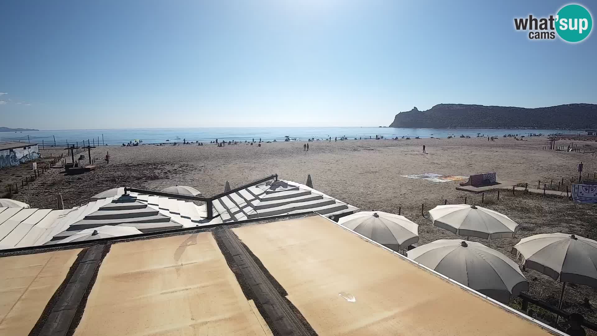 Webcam spiaggia del Poetto | Cagliari | Sardegna