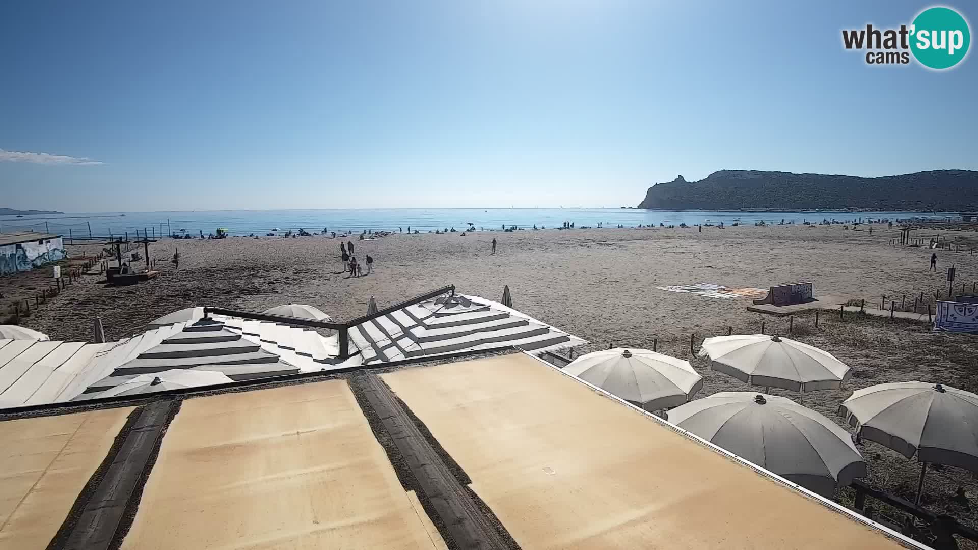 Poetto beach webcam | Cagliari | Sardinia