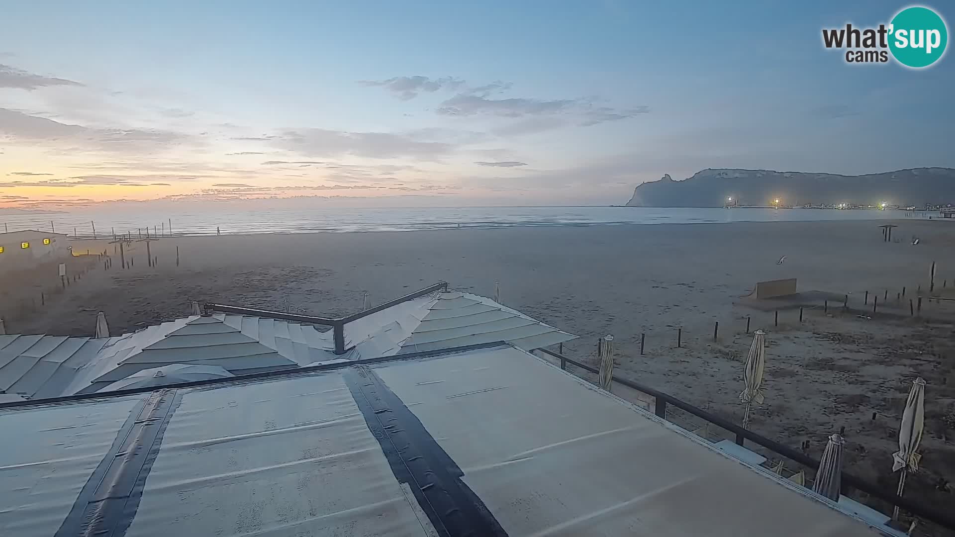 Poetto beach webcam | Cagliari | Sardinija