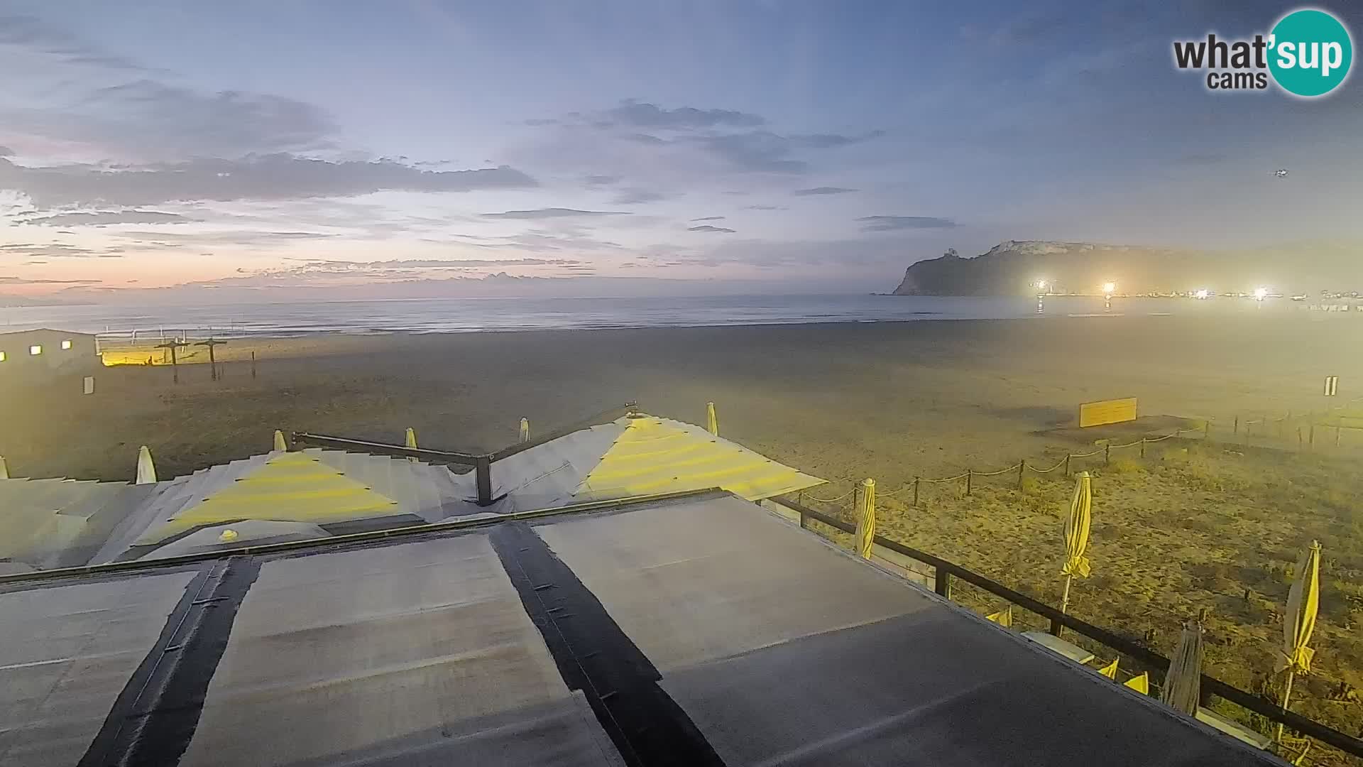Poetto beach webcam | Cagliari | Sardinia