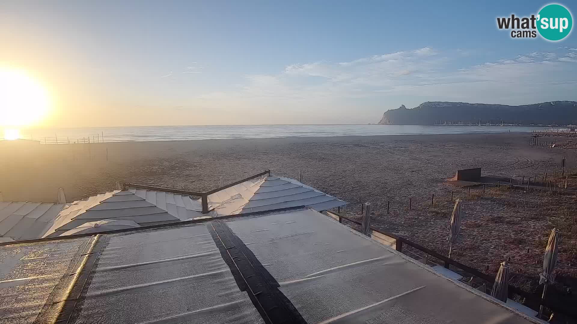 Poetto beach webcam | Cagliari | Sardinia