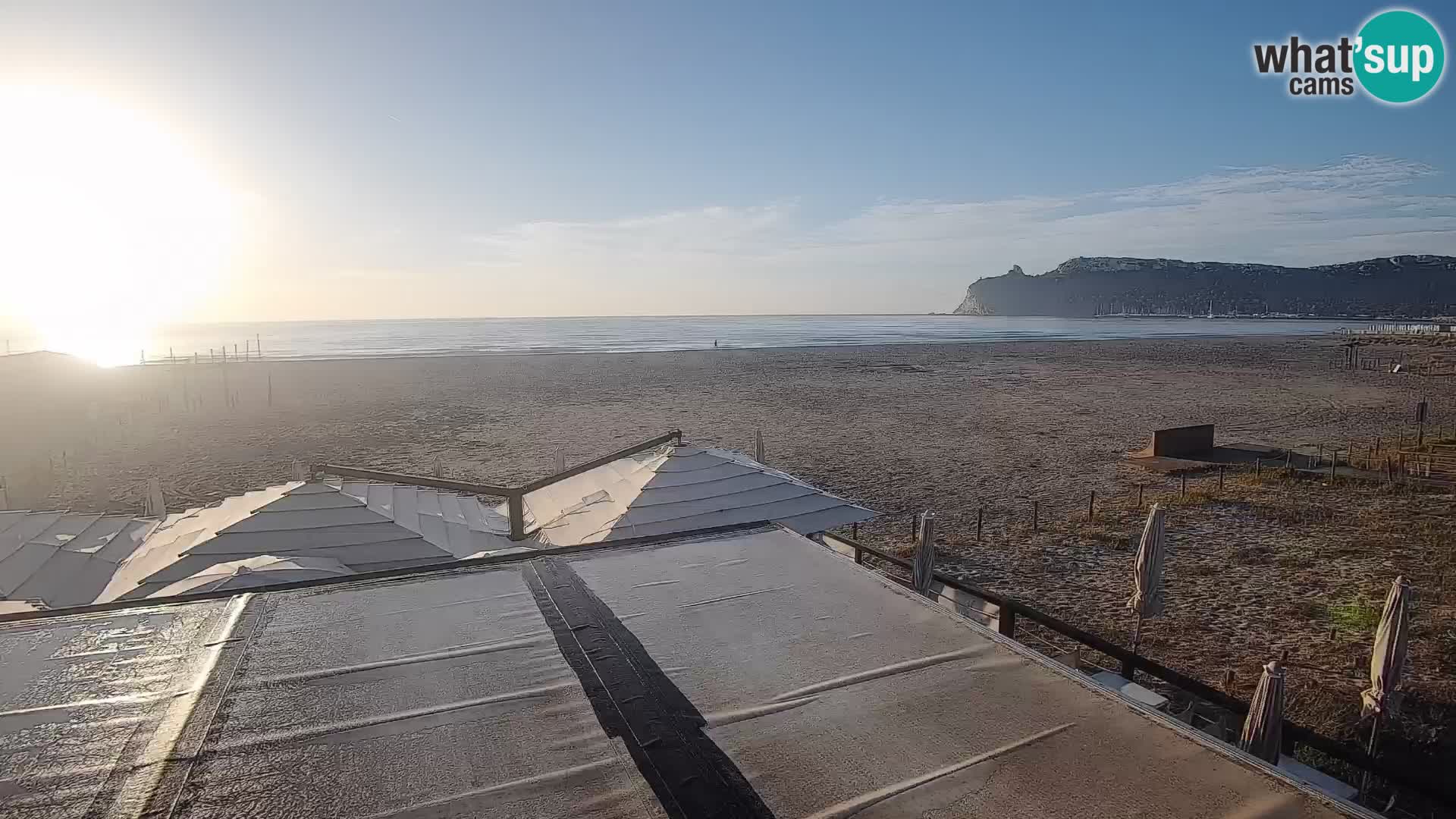Webcam plage de Poetto | Cagliari | Sardaigne