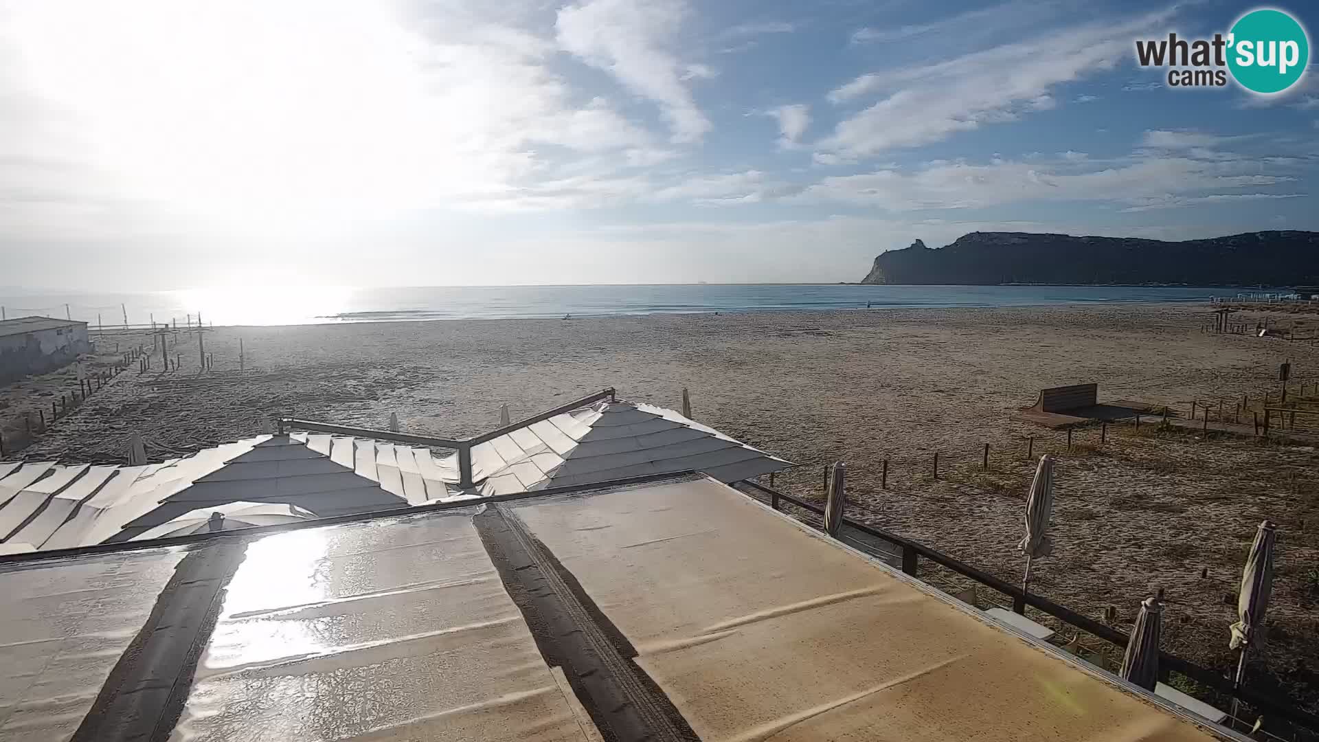 Poetto beach webcam | Cagliari | Sardinija