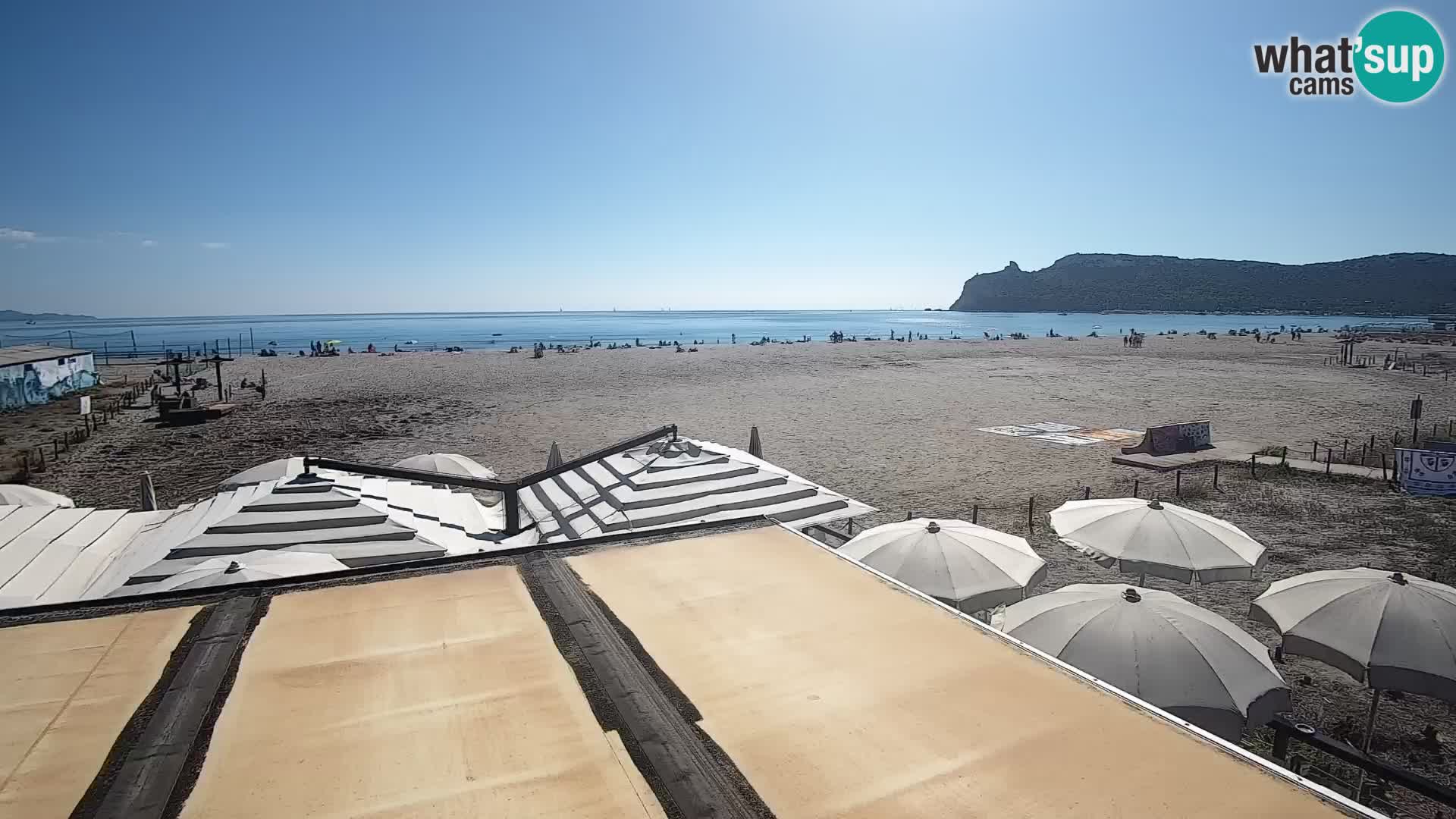 Webcam plage de Poetto | Cagliari | Sardaigne