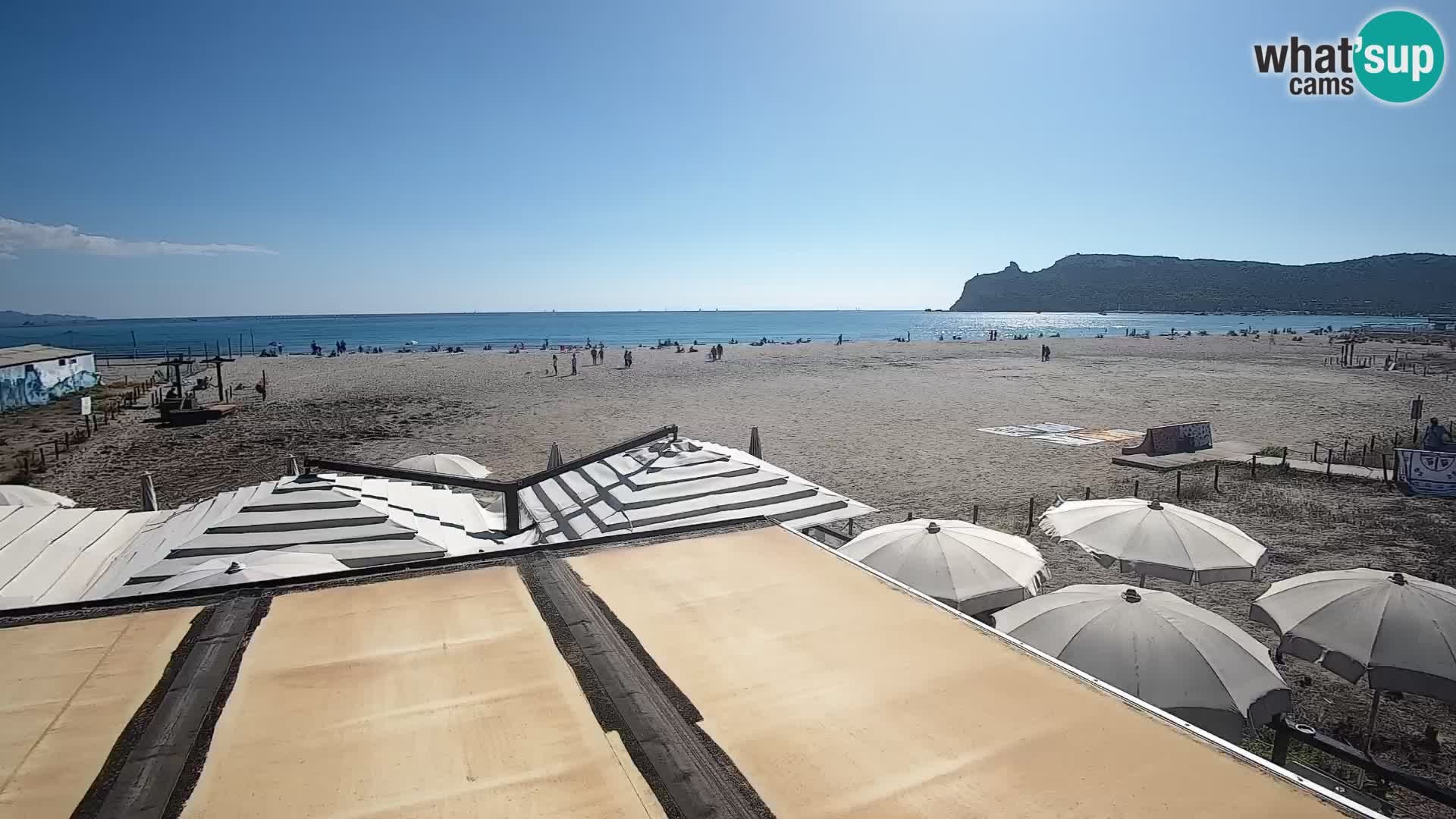 Webcam spiaggia del Poetto | Cagliari | Sardegna