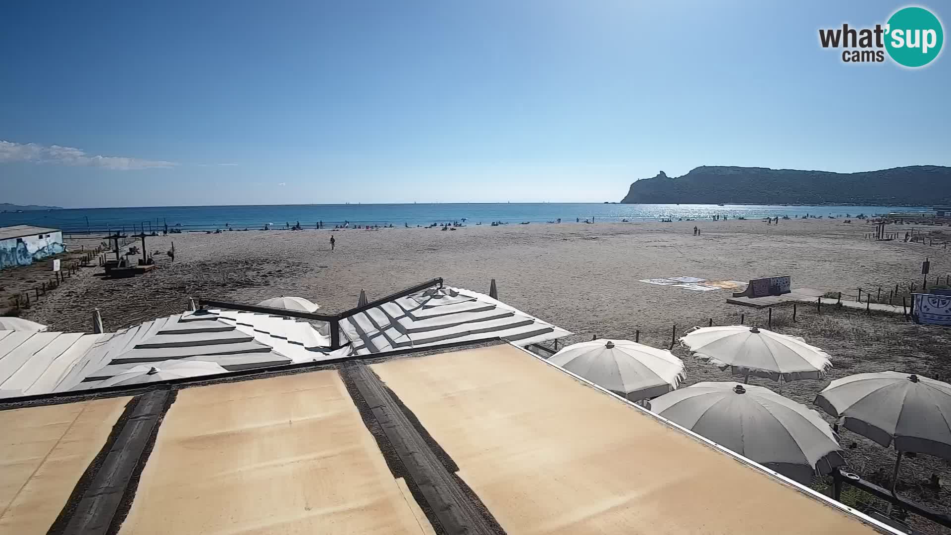 Poetto Strand Webcam | Cagliari | Sardinien