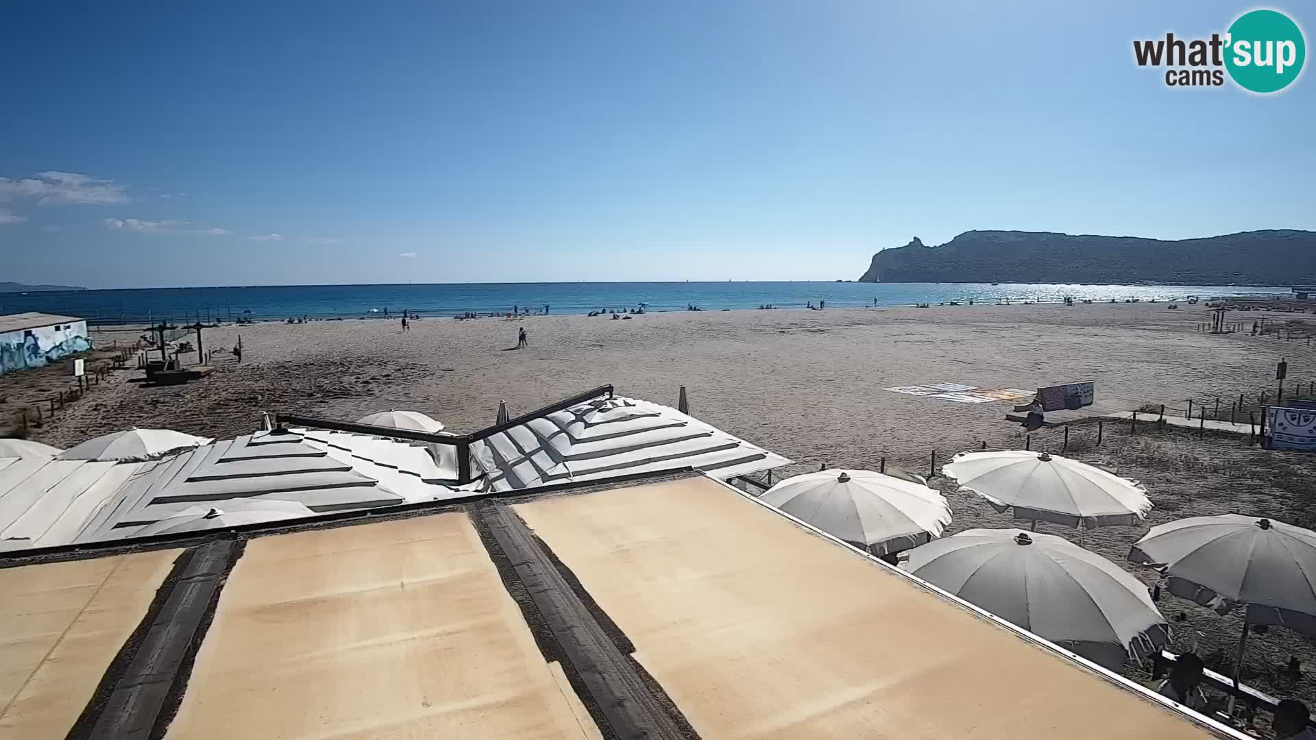 Poetto beach webcam | Cagliari | Sardinija