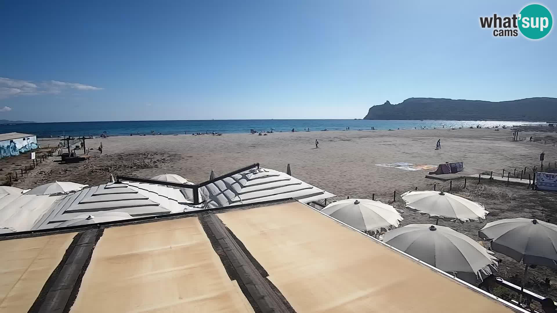 Poetto beach webcam | Cagliari | Sardinija