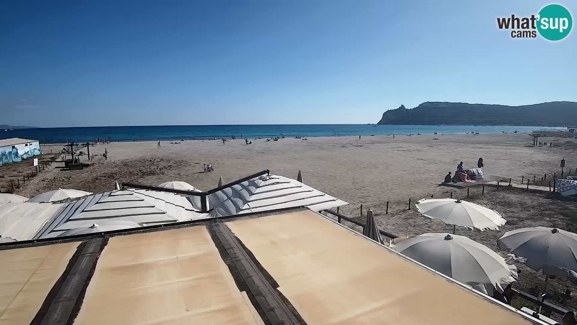 Webcam plage de Poetto | Cagliari | Sardaigne