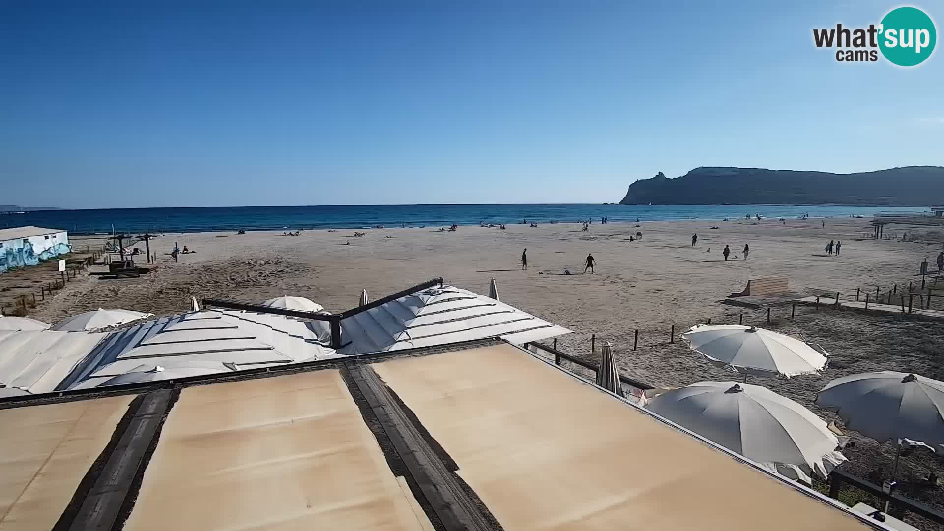 Poetto beach webcam | Cagliari | Sardinija