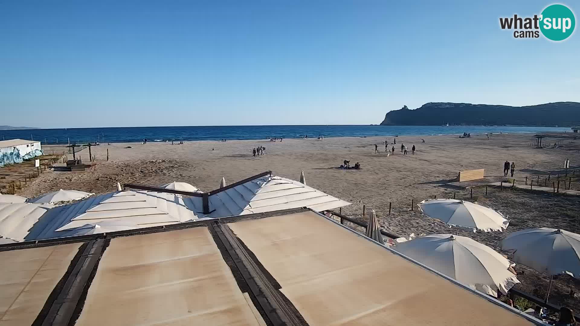 Poetto beach webcam | Cagliari | Sardinia