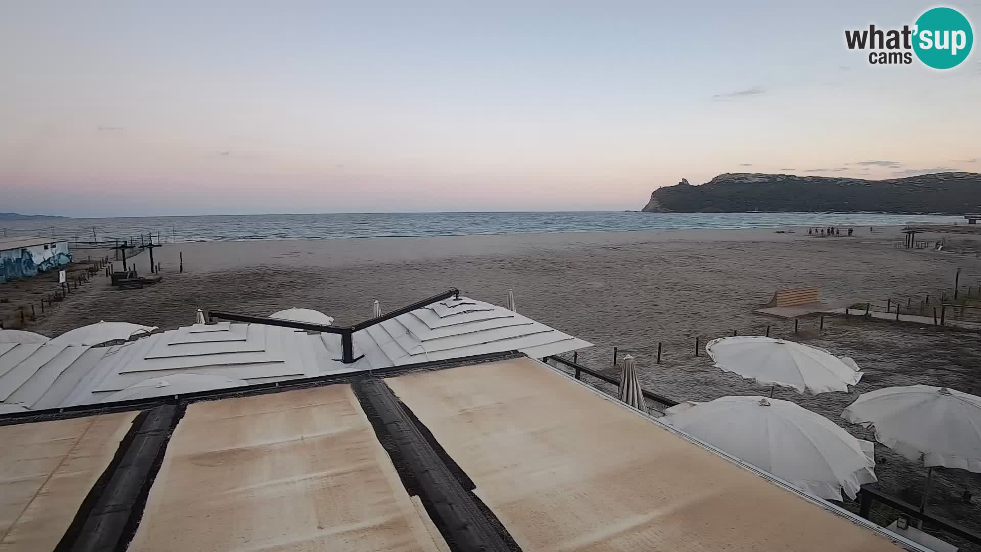 Poetto beach webcam | Cagliari | Sardinija