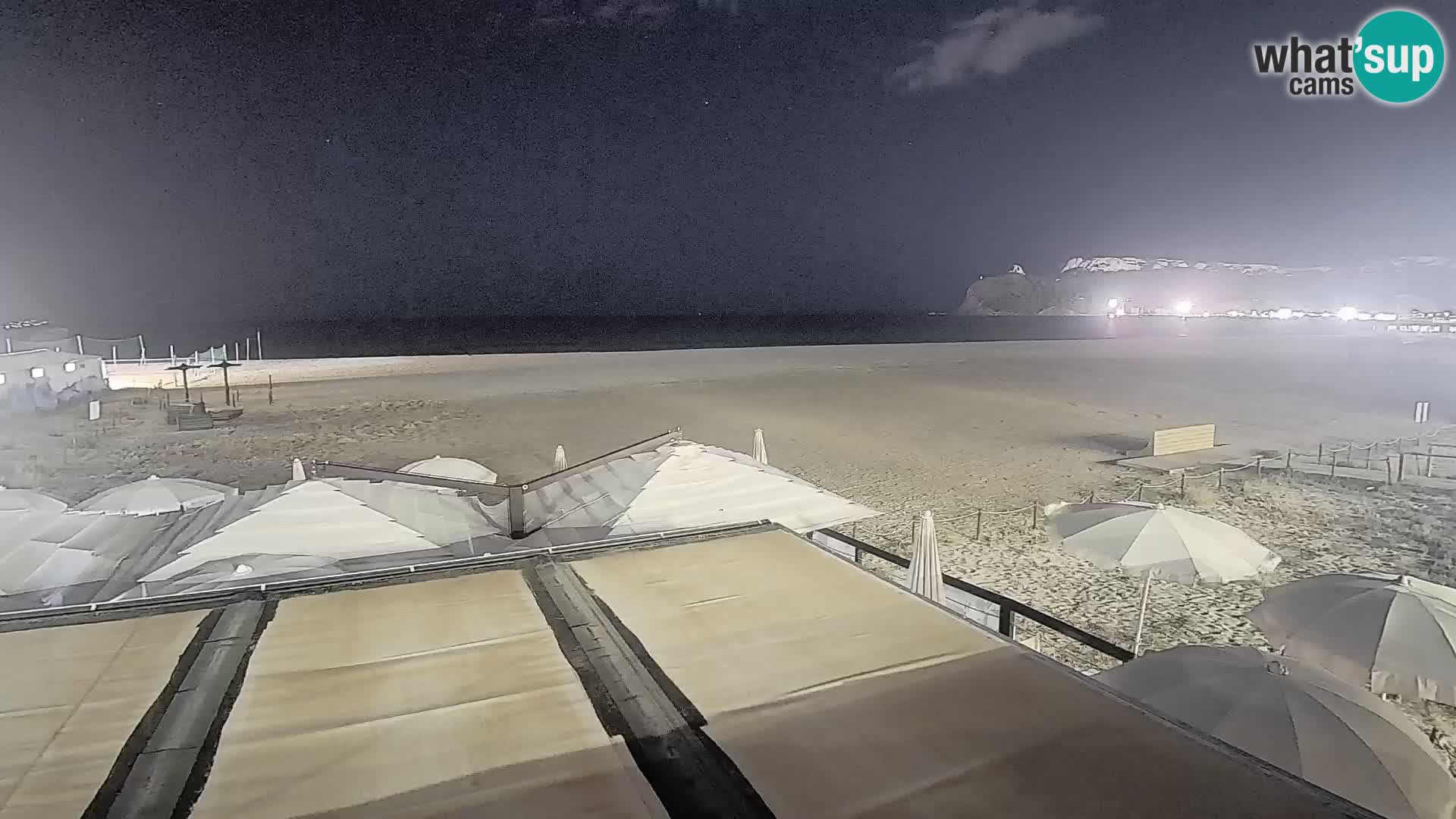 Poetto beach webcam | Cagliari | Sardinija