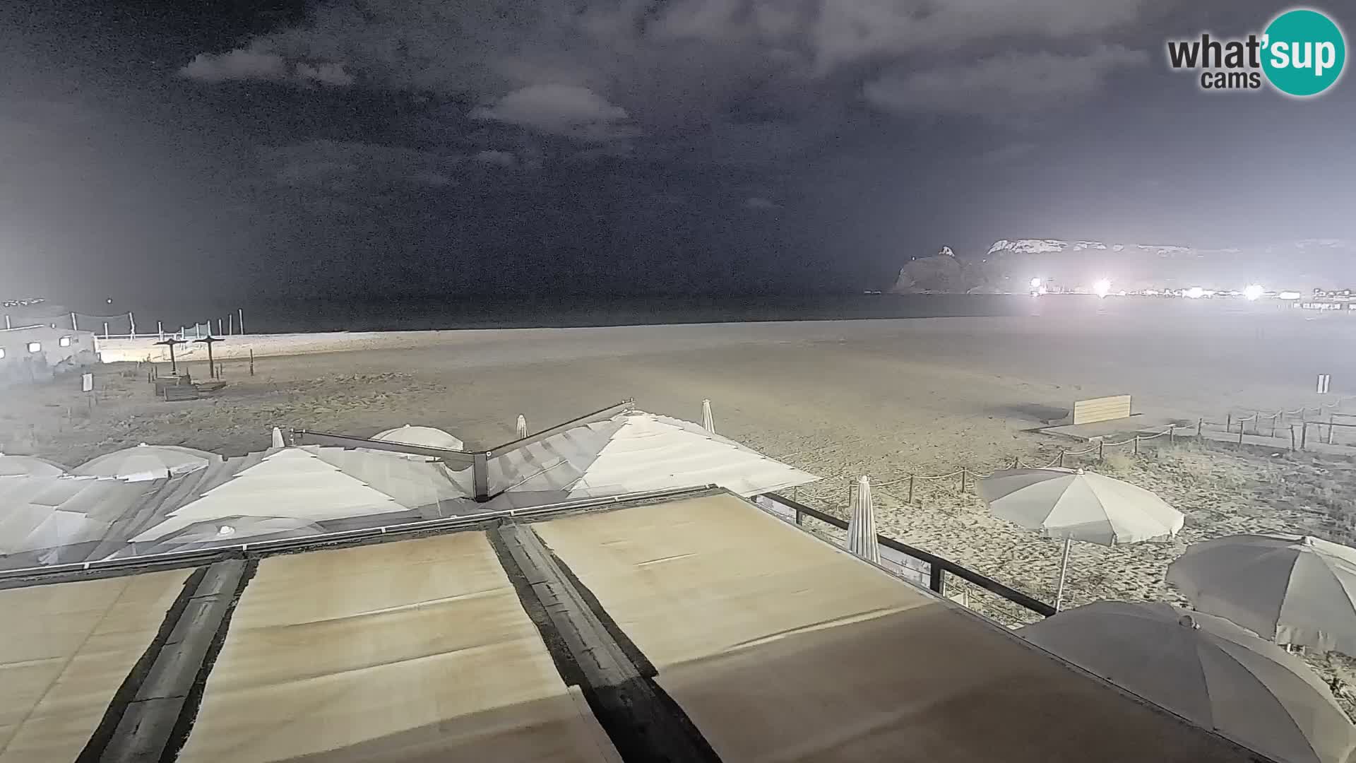 Poetto beach webcam | Cagliari | Sardinija