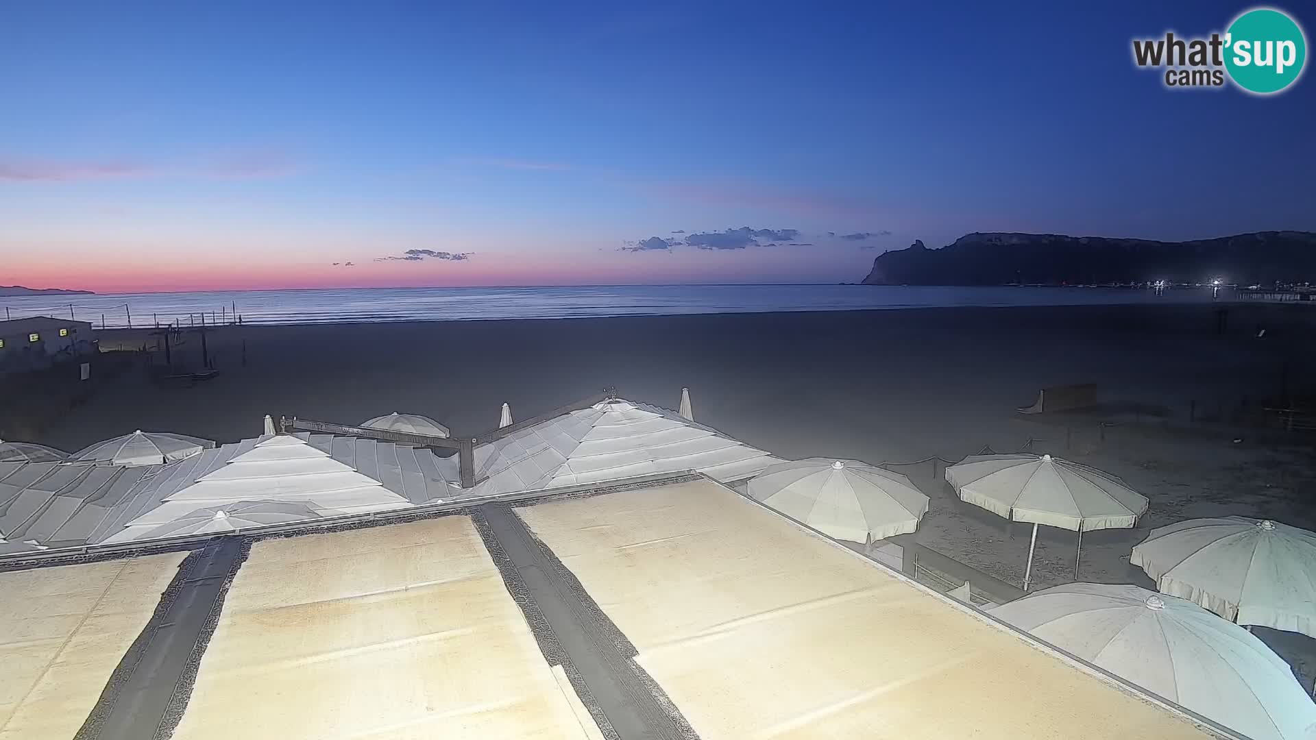 Poetto beach webcam | Cagliari | Sardinija