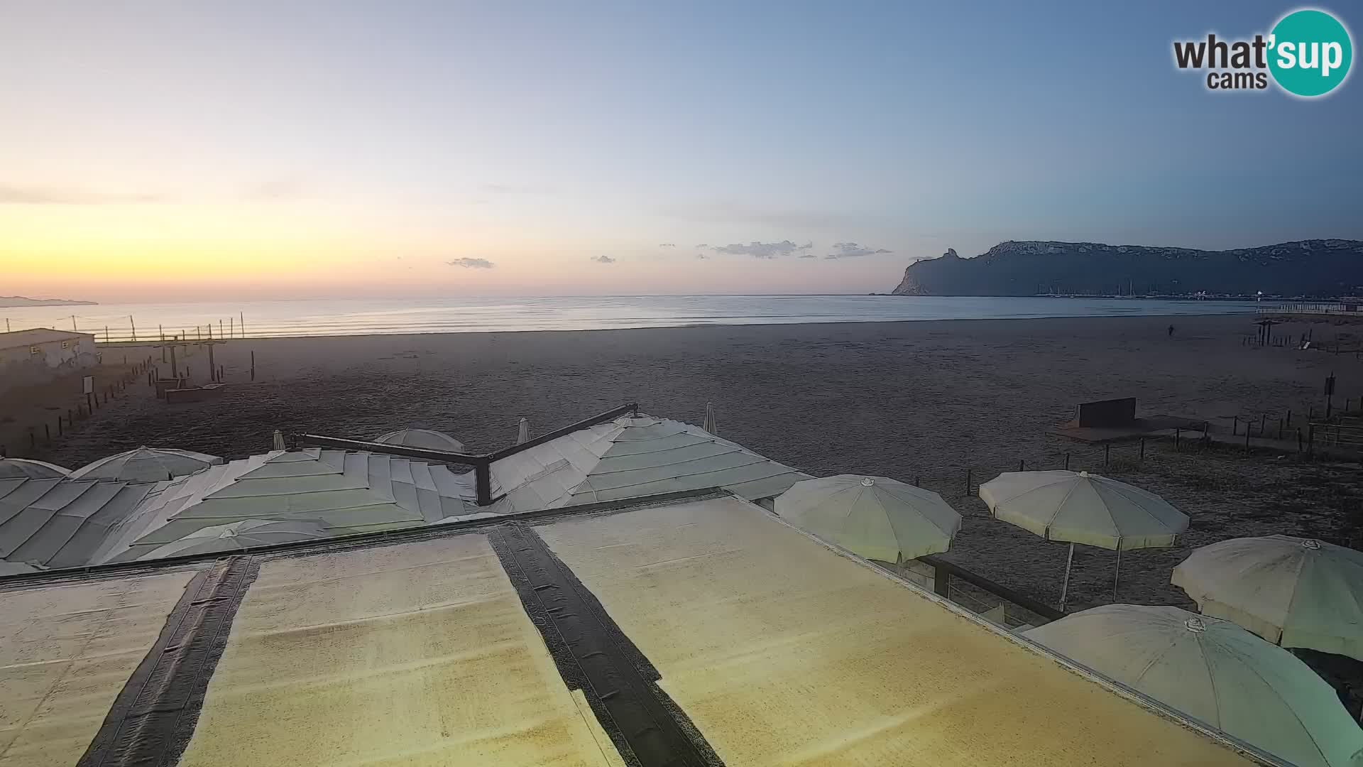 Webcam plage de Poetto | Cagliari | Sardaigne
