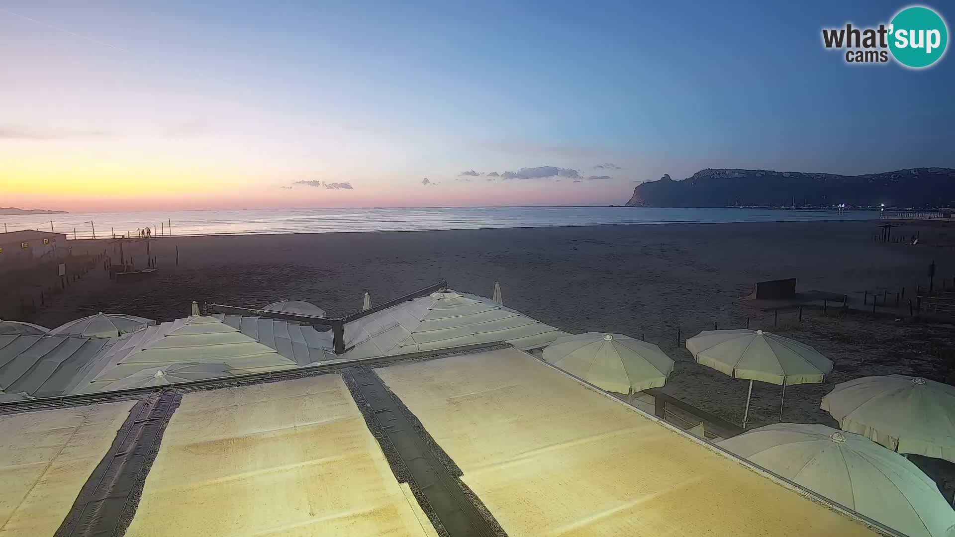 Poetto Strand Webcam | Cagliari | Sardinien