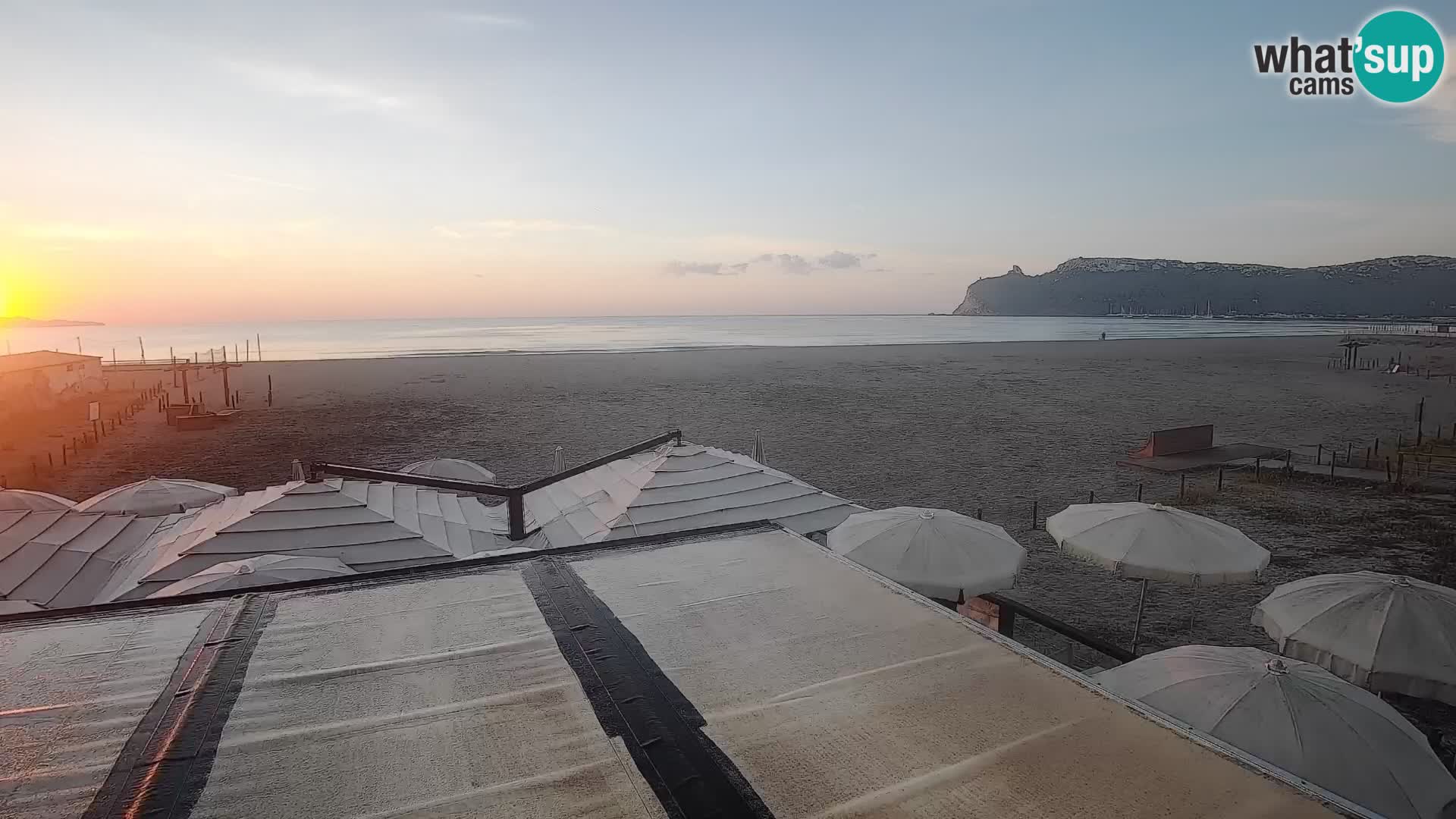 Poetto Strand Webcam | Cagliari | Sardinien