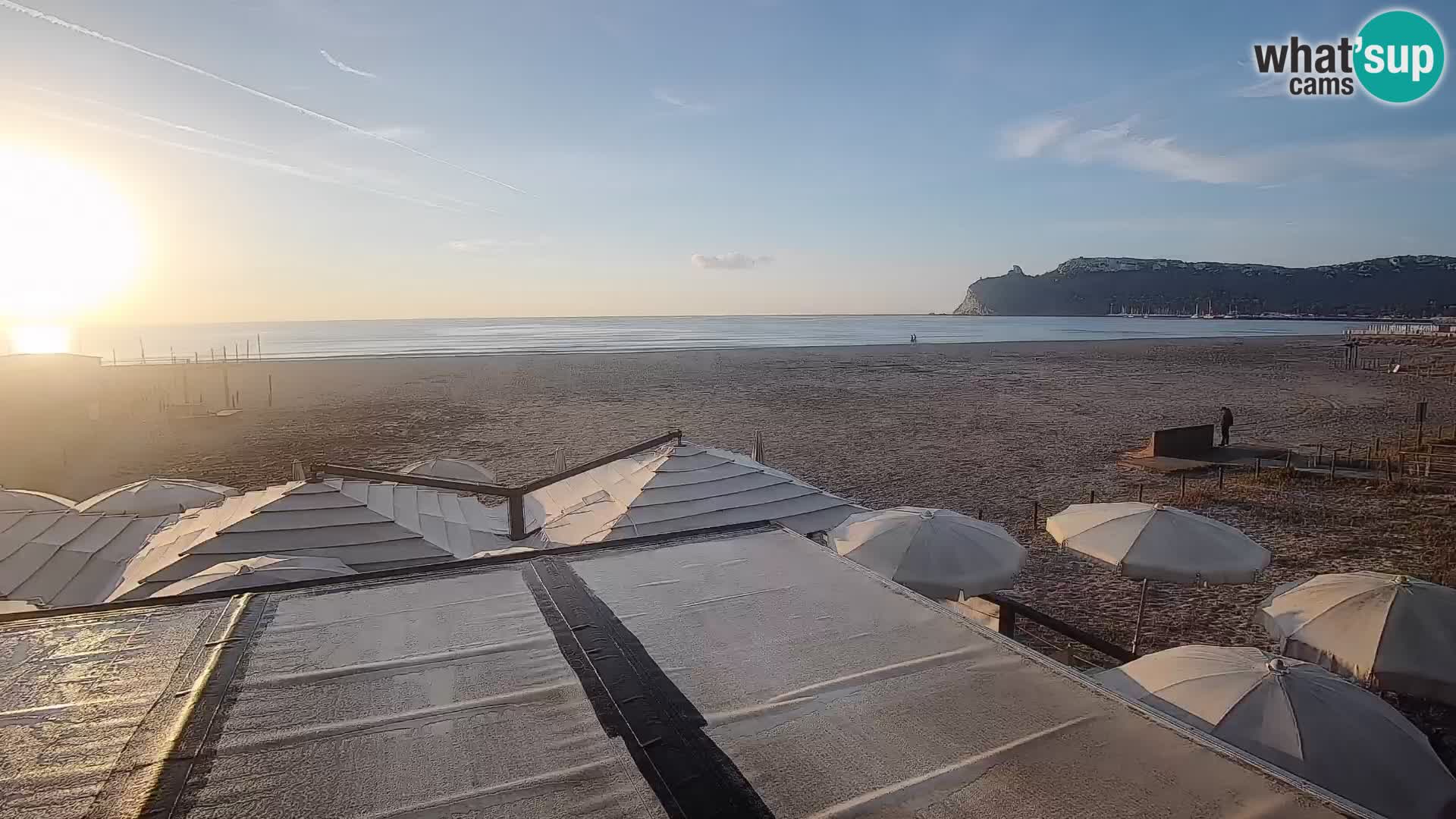 Poetto Strand Webcam | Cagliari | Sardinien
