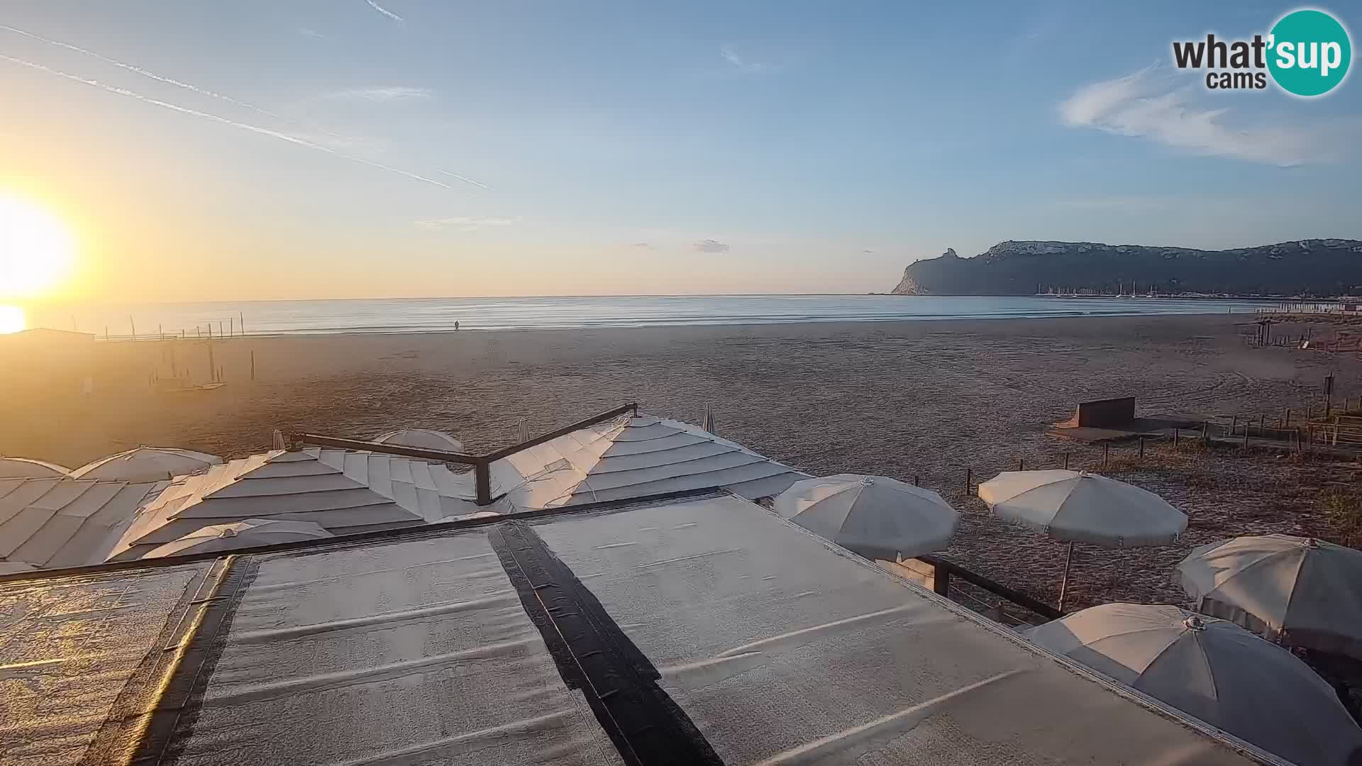 Webcam plage de Poetto | Cagliari | Sardaigne