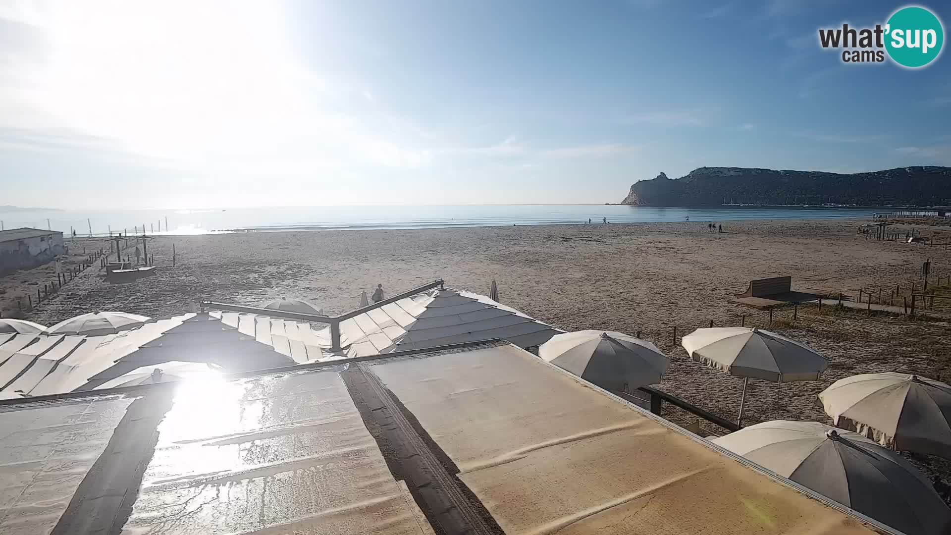 Webcam spiaggia del Poetto | Cagliari | Sardegna
