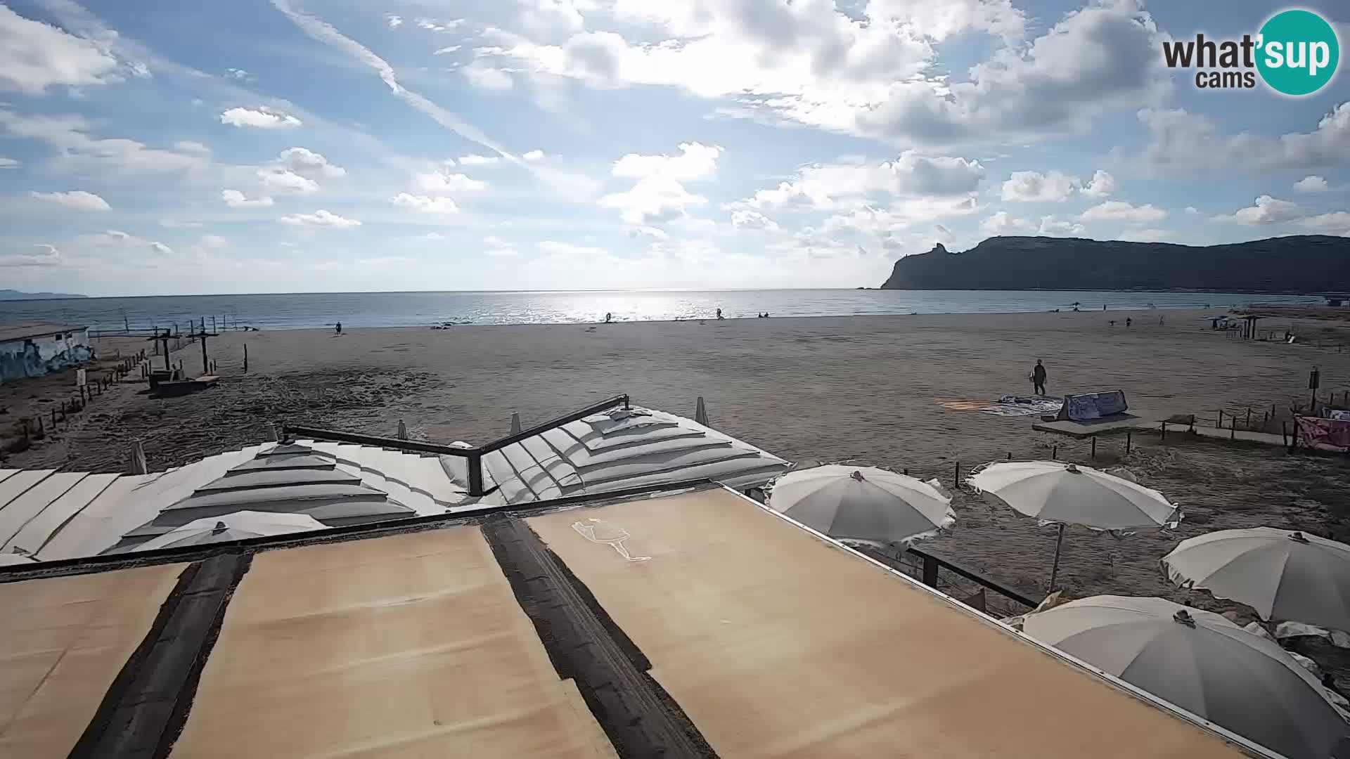 Poetto beach webcam | Cagliari | Sardinia