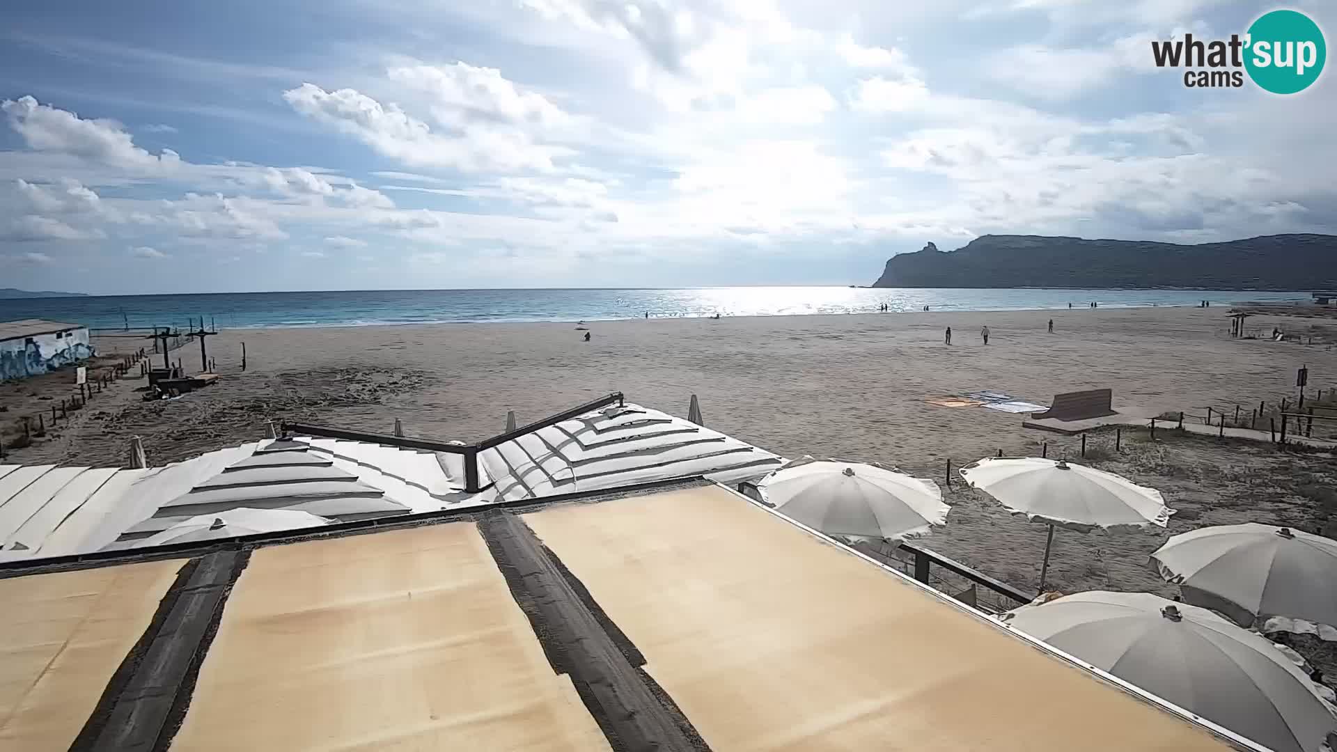 Poetto beach webcam | Cagliari | Sardinija